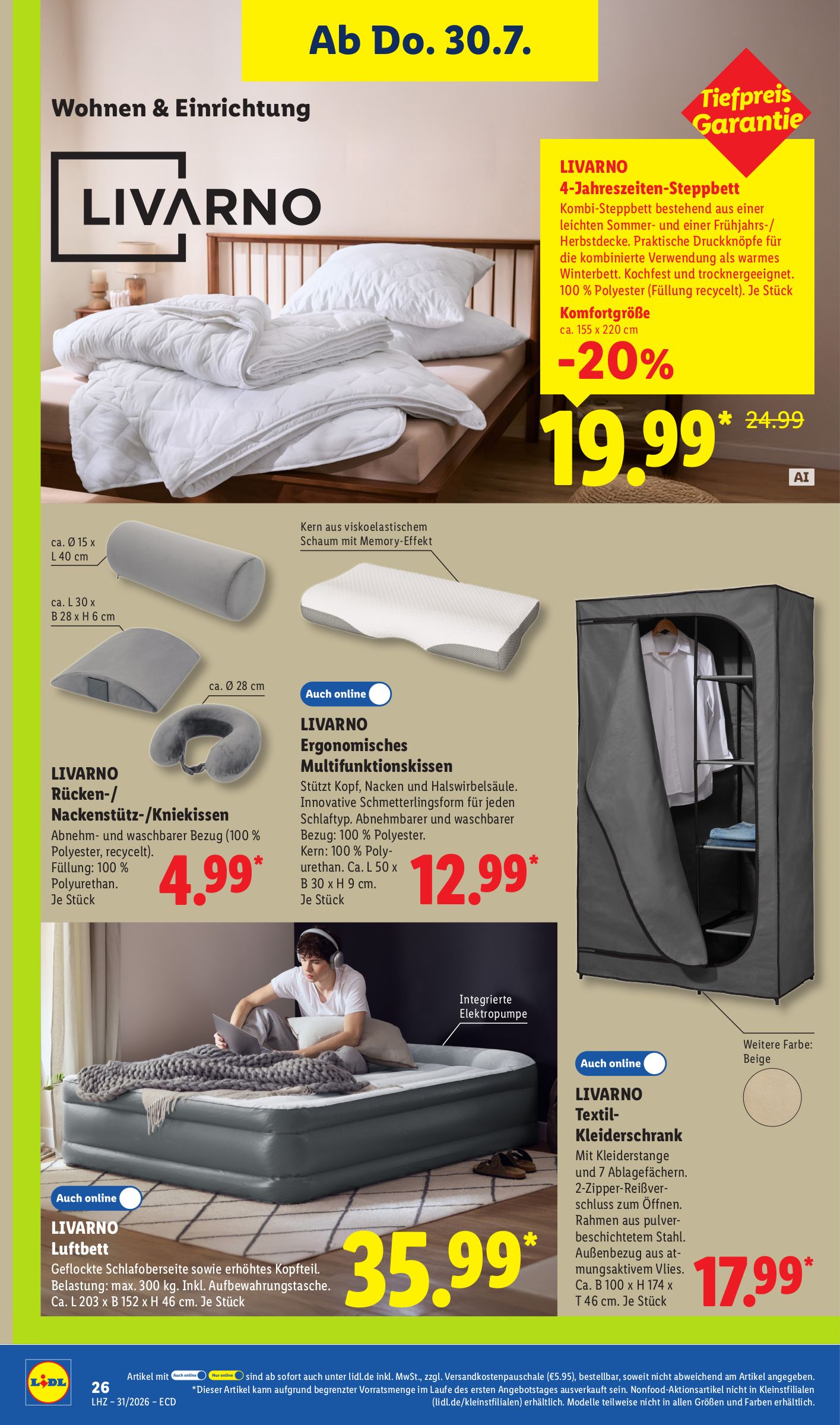 lidl - Lidl - Angebot der Woche Prospekt nächste Woche – von Montag 27.07.2026 bis Samstag 01.08.2026 - page: 18