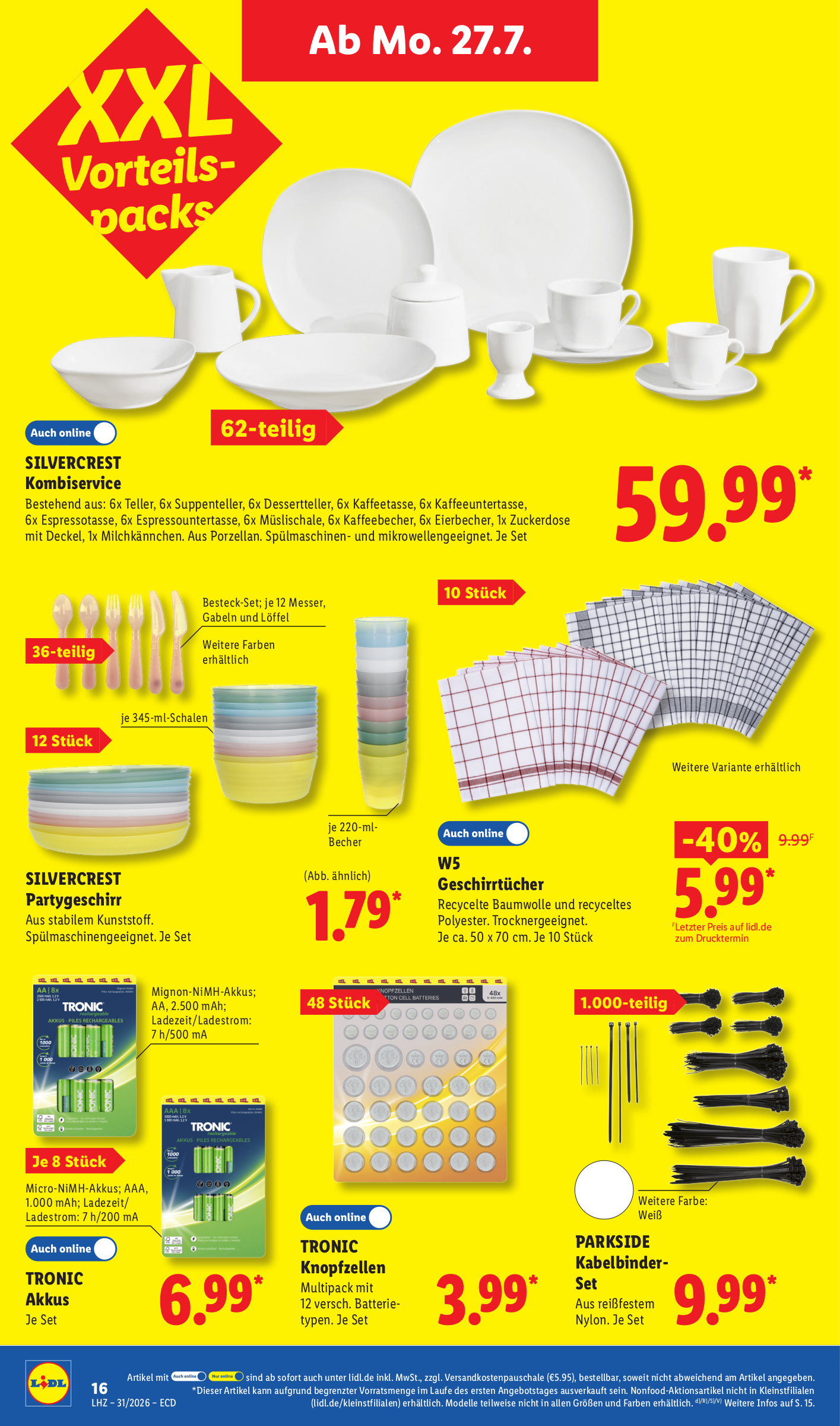 lidl - Lidl Prospekt nächste Woche – von Montag 27.07.2026 bis Samstag 01.08.2026 - page: 8
