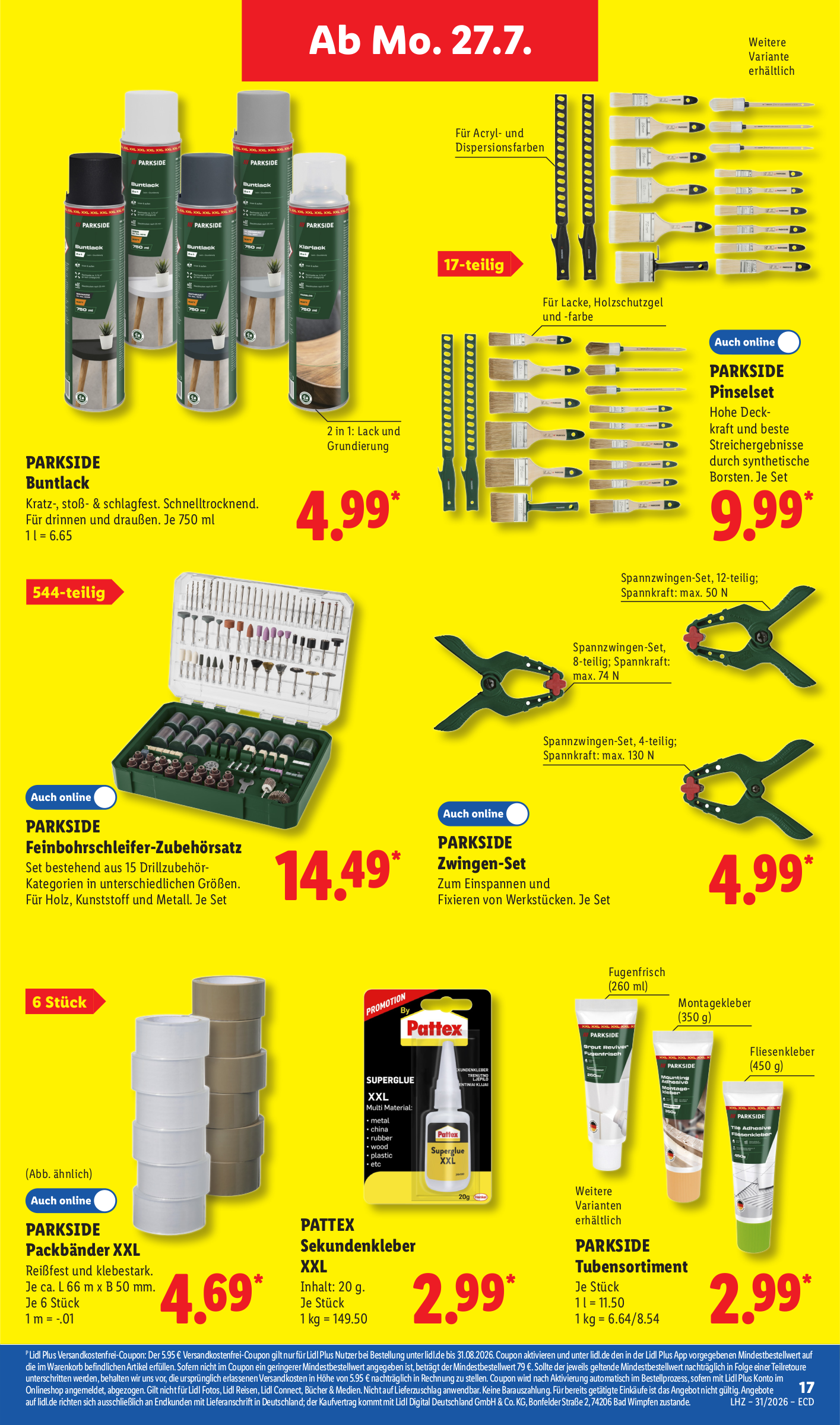 lidl - Lidl Prospekt nächste Woche – von Montag 27.07.2026 bis Samstag 01.08.2026 - page: 9