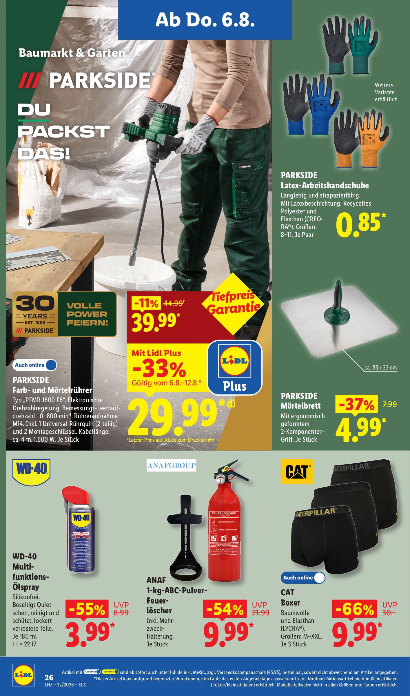 lidl - Lidl - Nonfood Prospekt nächste Woche – von Montag 03.08.2026 bis Samstag 08.08.2026 - page: 20