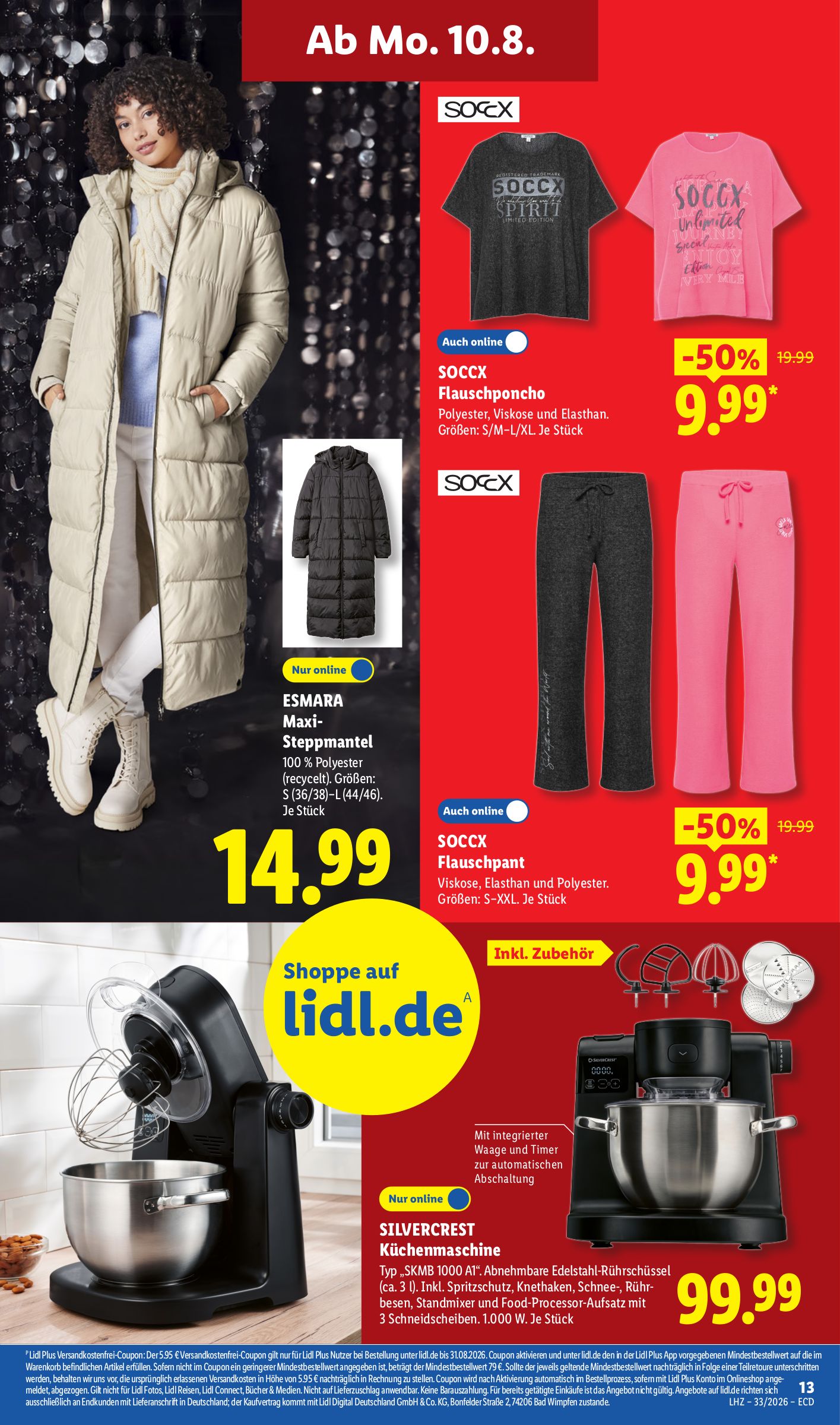 lidl - Lidl - Angebot der Woche Prospekt nächste Woche – von Montag 10.08.2026 bis Samstag 15.08.2026 - page: 9