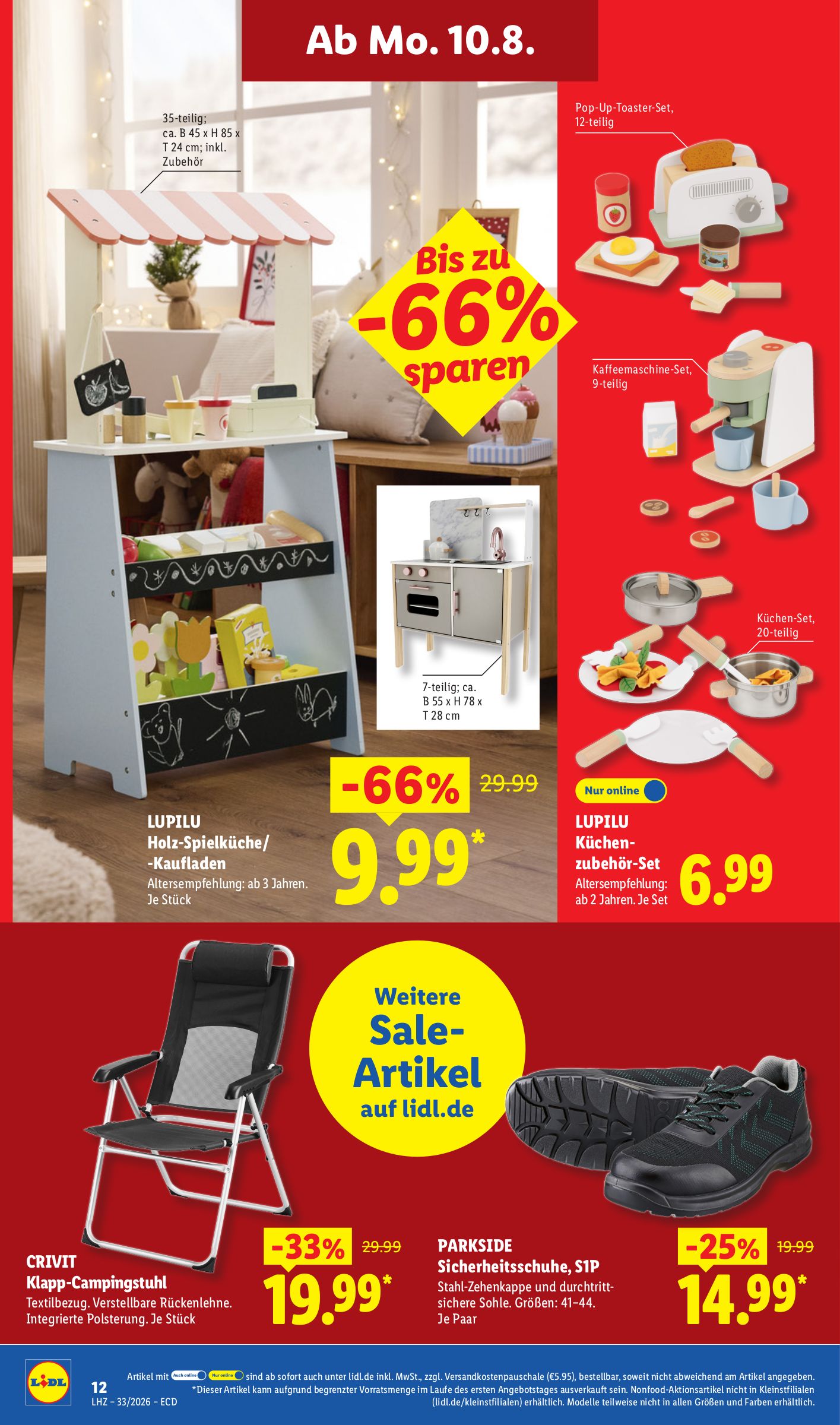 lidl - Lidl - Angebot der Woche Prospekt nächste Woche – von Montag 10.08.2026 bis Samstag 15.08.2026 - page: 8