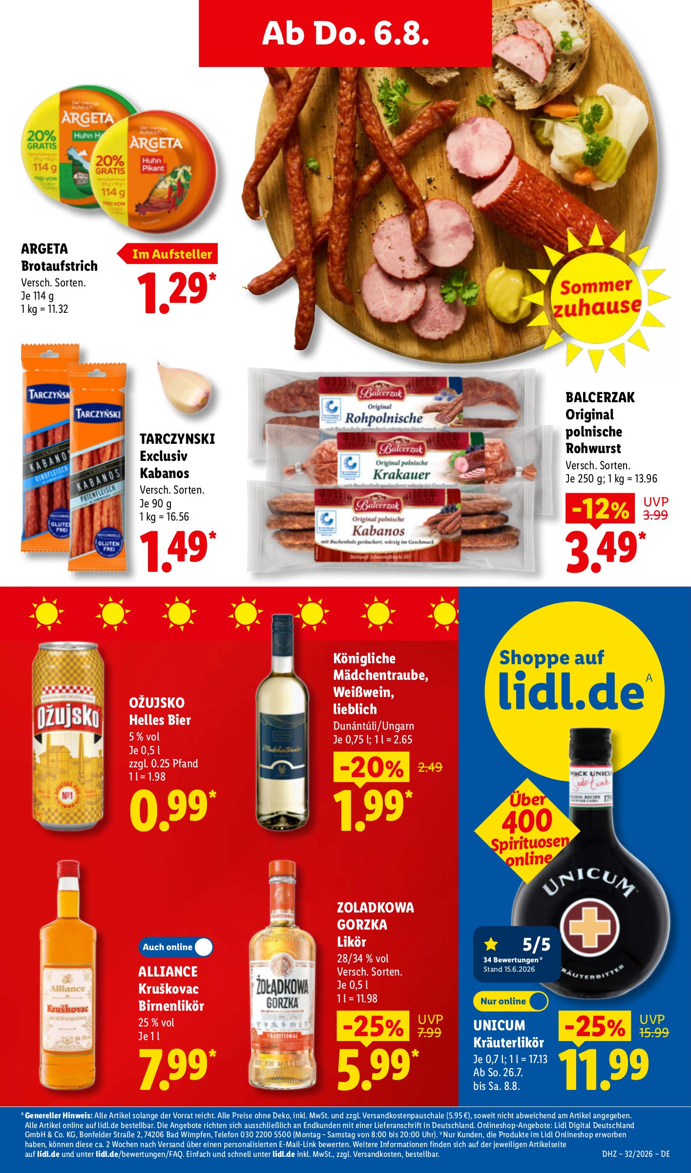 lidl - Lidl Prospekt nächste Woche – von Montag 03.08.2026 bis Samstag 08.08.2026 - page: 53
