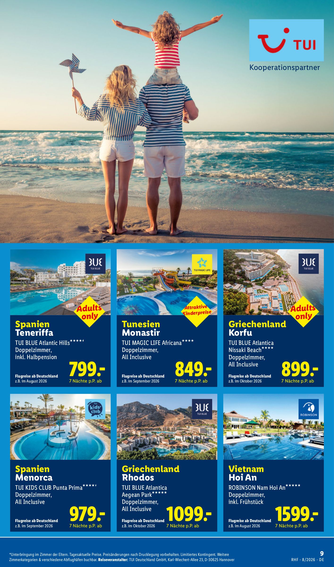 lidl - Lidl-reisen.de Prospekt – von Mittwoch 29.07.2026 bis Montag 31.08.2026 - page: 9