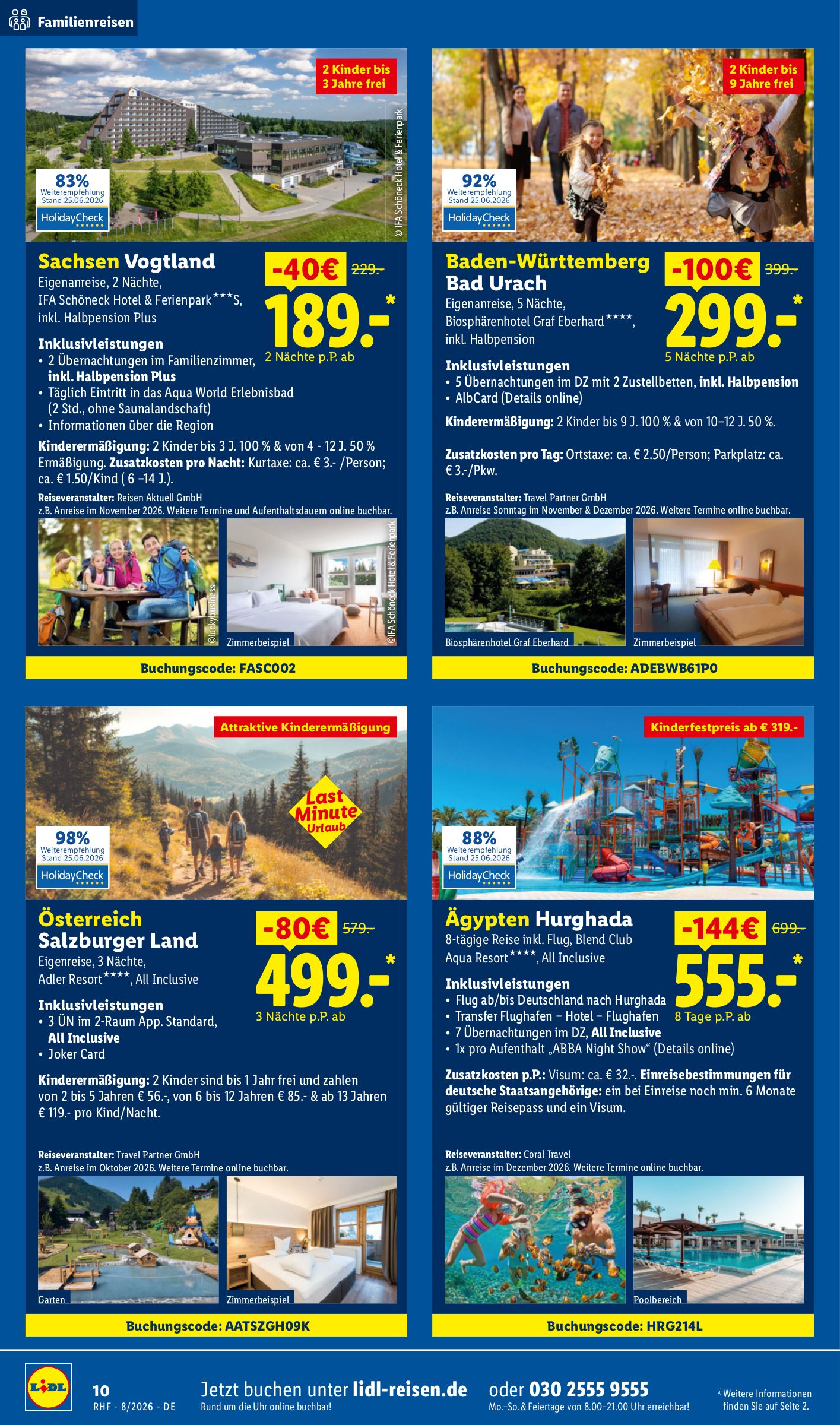 lidl - Lidl-reisen.de Prospekt – von Mittwoch 29.07.2026 bis Montag 31.08.2026 - page: 10
