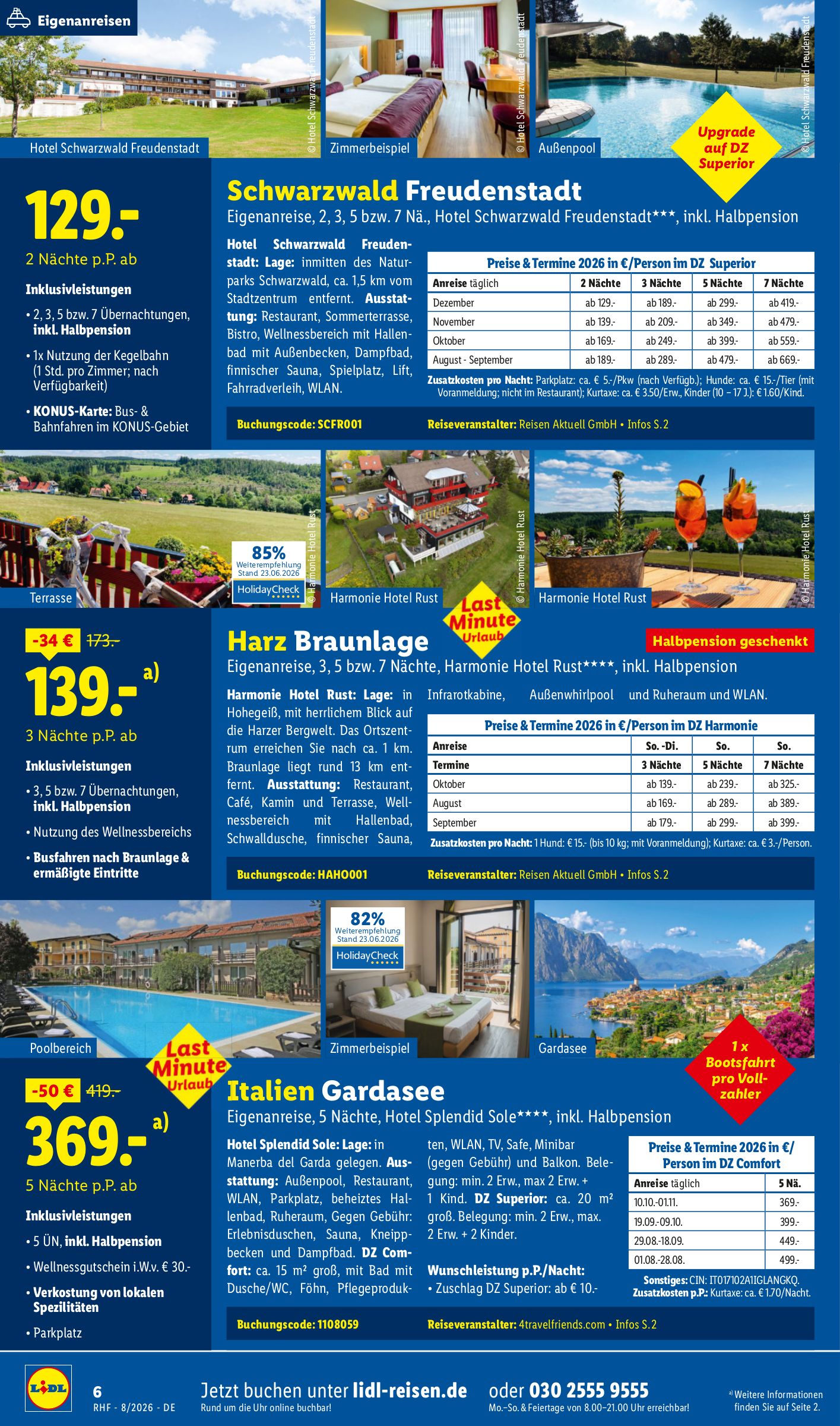 lidl - Lidl-reisen.de Prospekt – von Mittwoch 29.07.2026 bis Montag 31.08.2026 - page: 6
