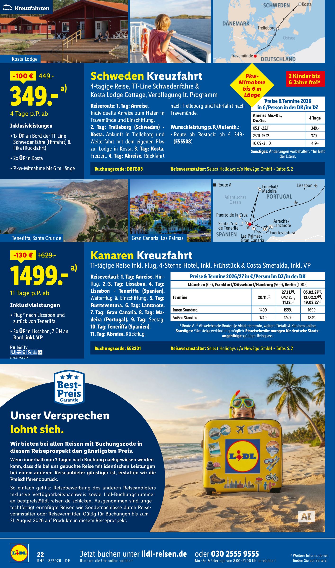lidl - Lidl-reisen.de Prospekt – von Mittwoch 29.07.2026 bis Montag 31.08.2026 - page: 22