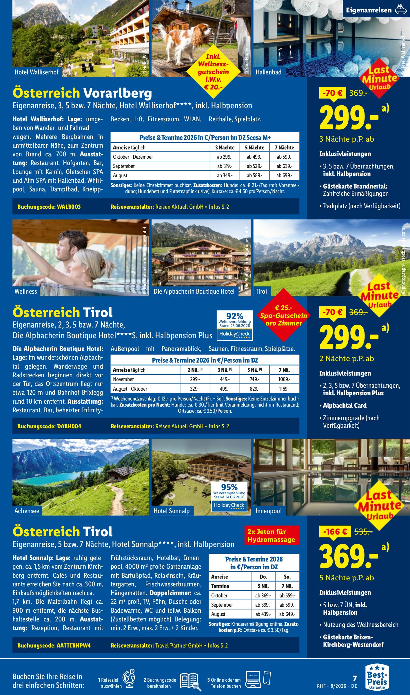 lidl - Lidl-reisen.de Prospekt – von Mittwoch 29.07.2026 bis Montag 31.08.2026 - page: 7