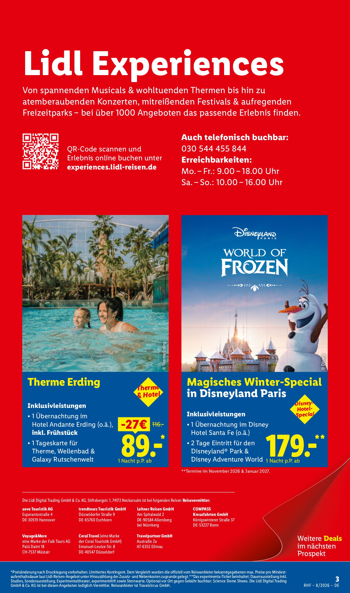 lidl - Lidl-reisen.de Prospekt – von Mittwoch 29.07.2026 bis Montag 31.08.2026 - page: 3