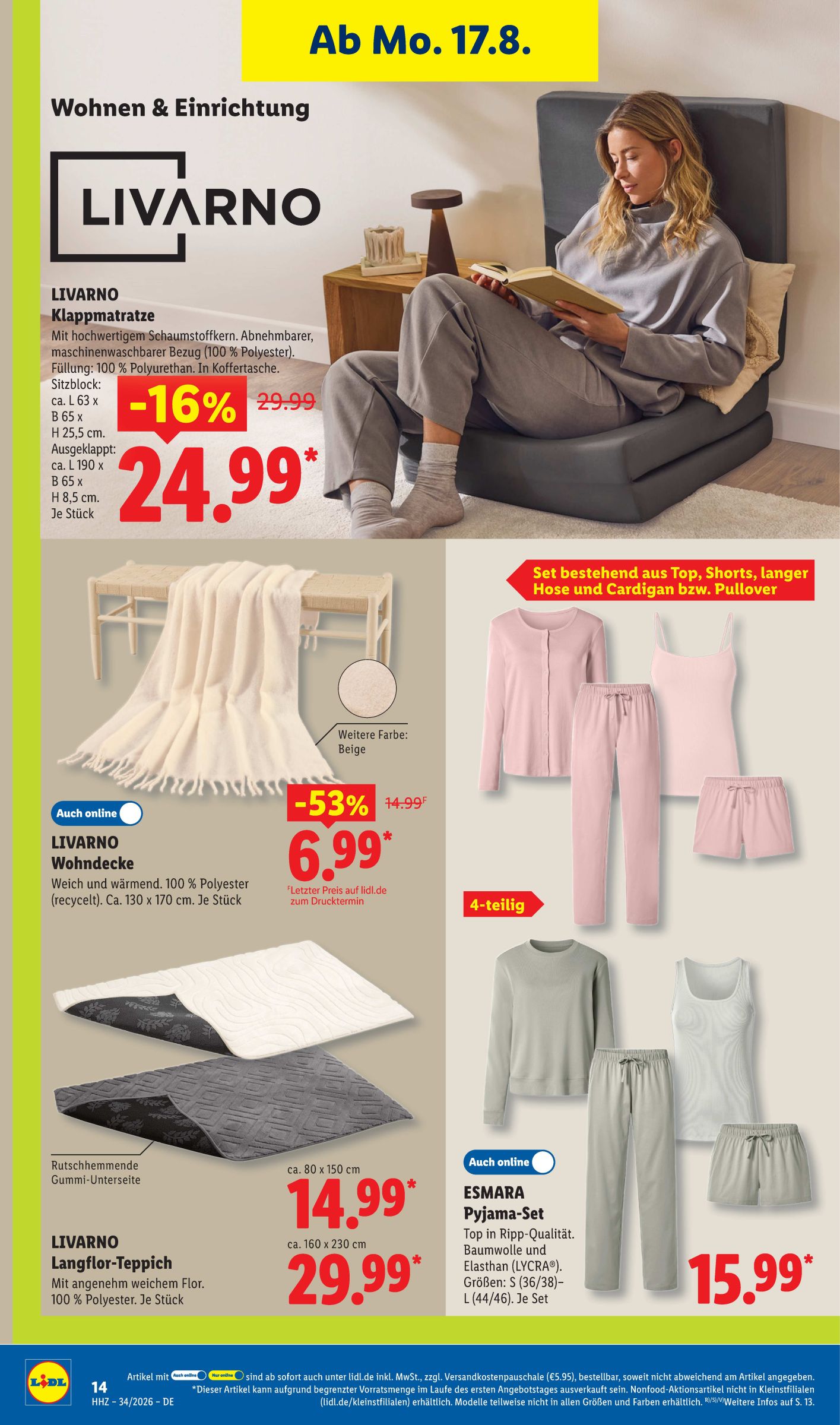 lidl - Lidl - Nonfood Prospekt nächste Woche – von Montag 17.08.2026 bis Samstag 22.08.2026 - page: 7