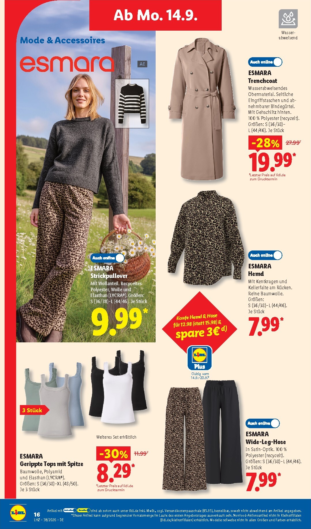 lidl - Lidl - Nonfood Prospekt nächste Woche – von Montag 14.09.2026 bis Samstag 19.09.2026 - page: 8