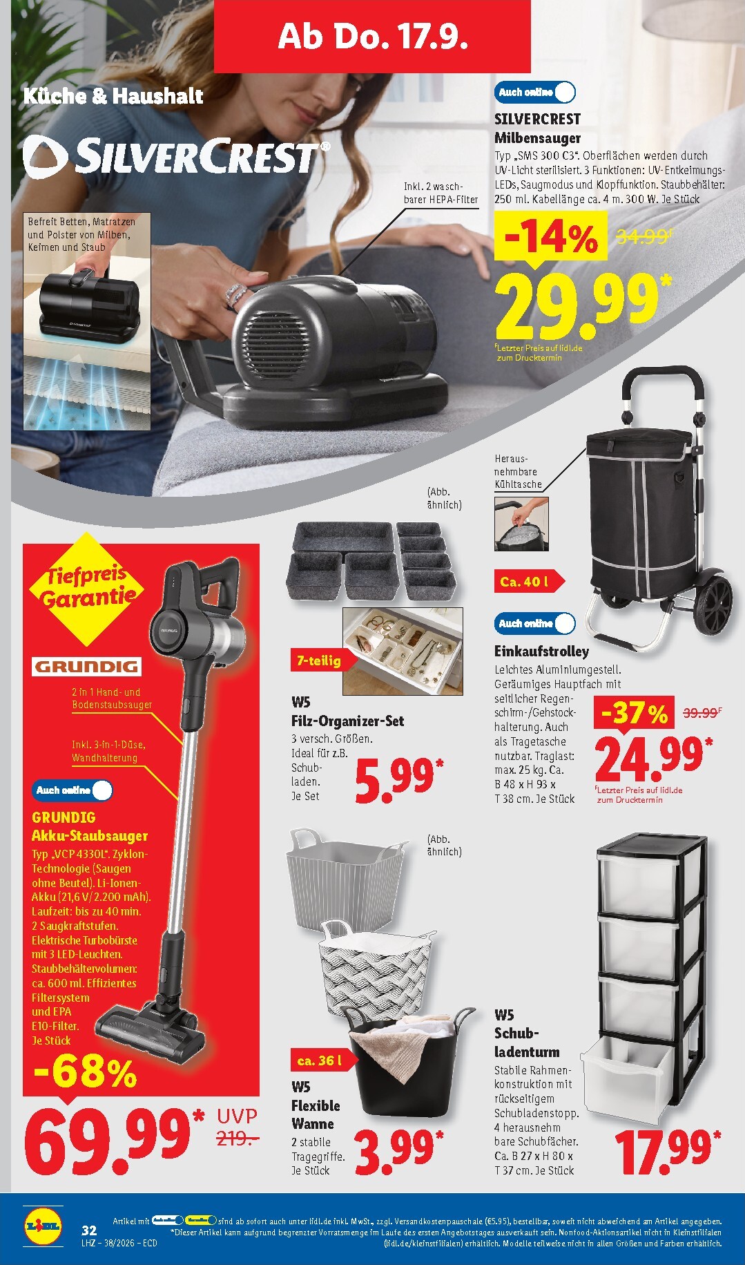lidl - Lidl - Nonfood Prospekt nächste Woche – von Montag 14.09.2026 bis Samstag 19.09.2026 - page: 30