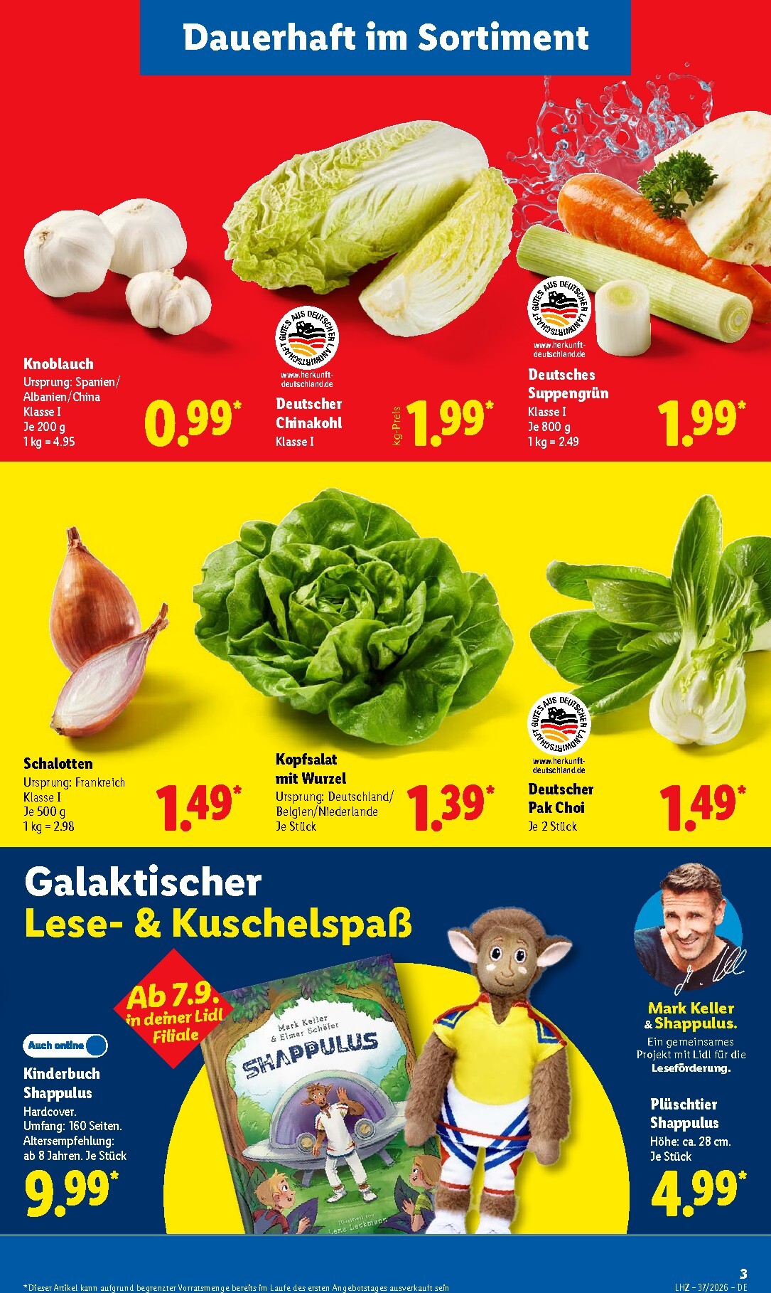 lidl - Lidl Prospekt nächste Woche – von Montag 07.09.2026 bis Samstag 12.09.2026 - page: 3
