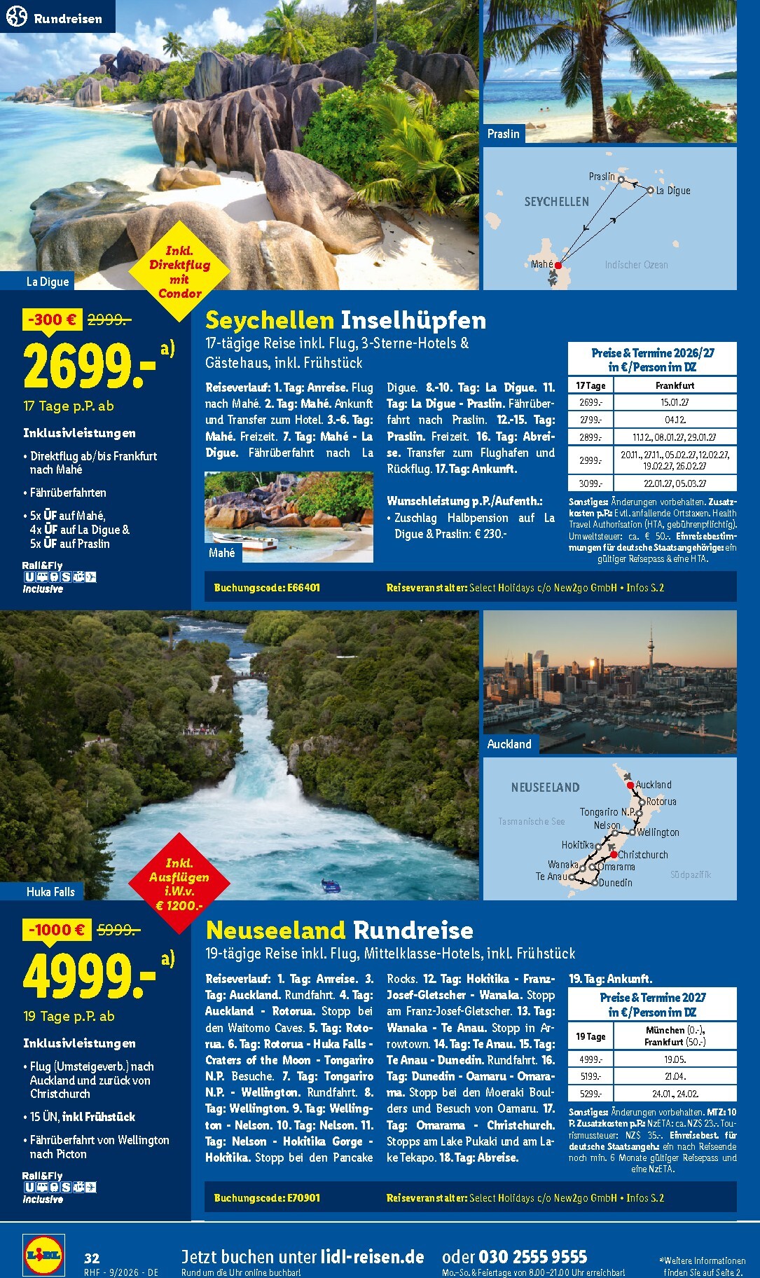 lidl - Lidl - Reise-Highlights Prospekt – von Samstag 29.08.2026 bis Mittwoch 30.09.2026 - page: 32