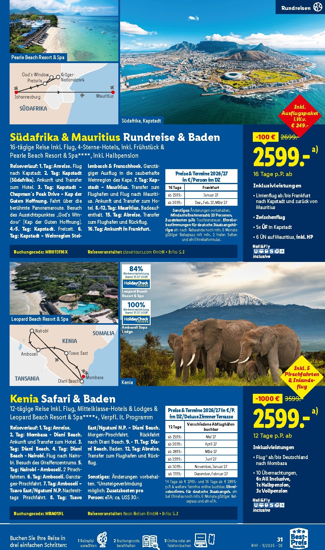 lidl - Lidl - Reise-Highlights Prospekt – von Samstag 29.08.2026 bis Mittwoch 30.09.2026 - page: 31