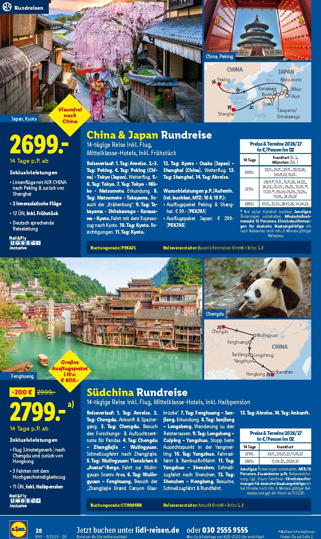 lidl - Lidl - Reise-Highlights Prospekt – von Samstag 29.08.2026 bis Mittwoch 30.09.2026 - page: 28
