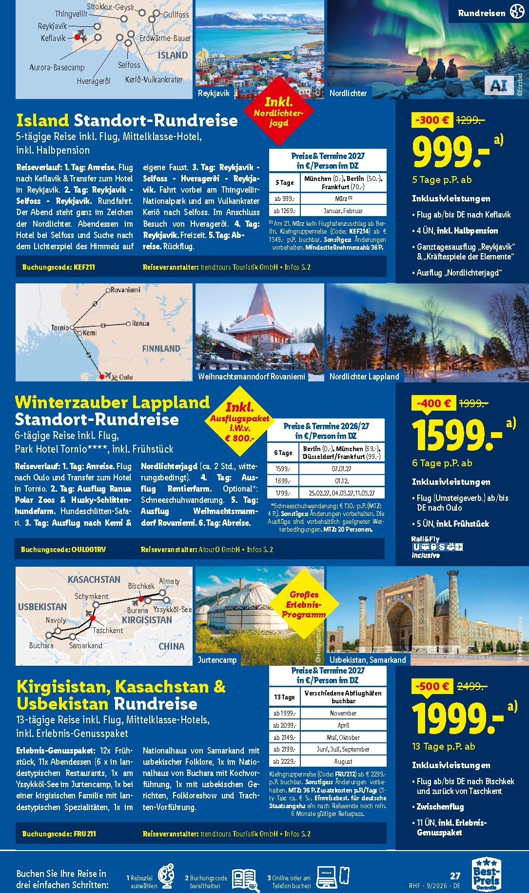 lidl - Lidl - Reise-Highlights Prospekt – von Samstag 29.08.2026 bis Mittwoch 30.09.2026 - page: 27