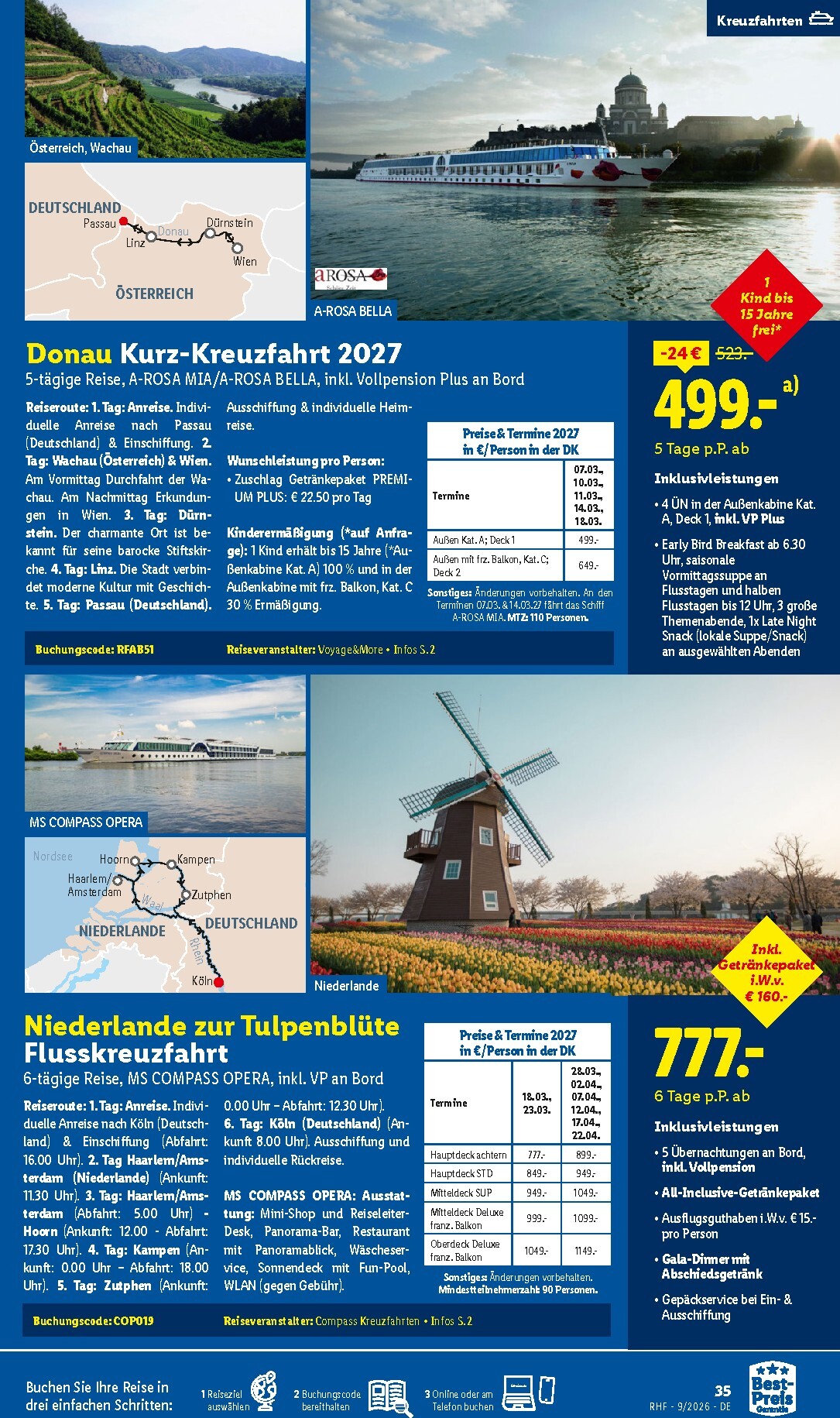 lidl - Lidl - Reise-Highlights Prospekt – von Samstag 29.08.2026 bis Mittwoch 30.09.2026 - page: 35