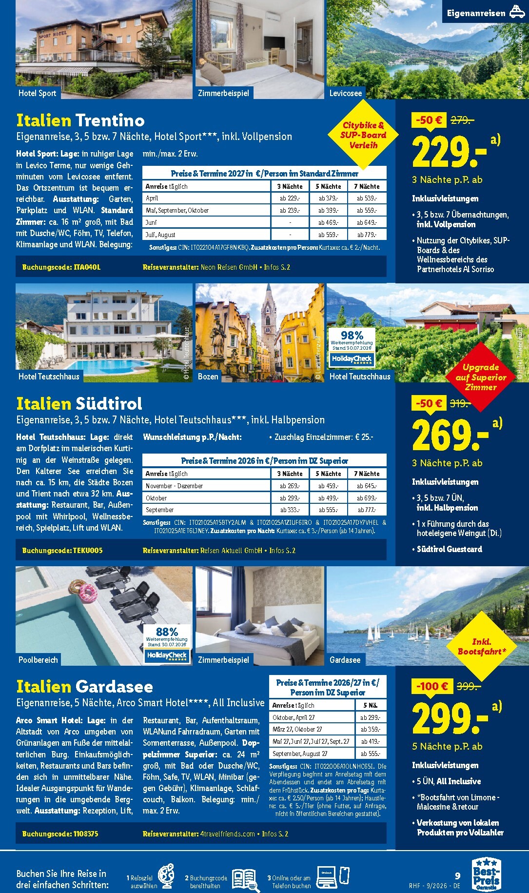lidl - Lidl - Reise-Highlights Prospekt – von Samstag 29.08.2026 bis Mittwoch 30.09.2026 - page: 9
