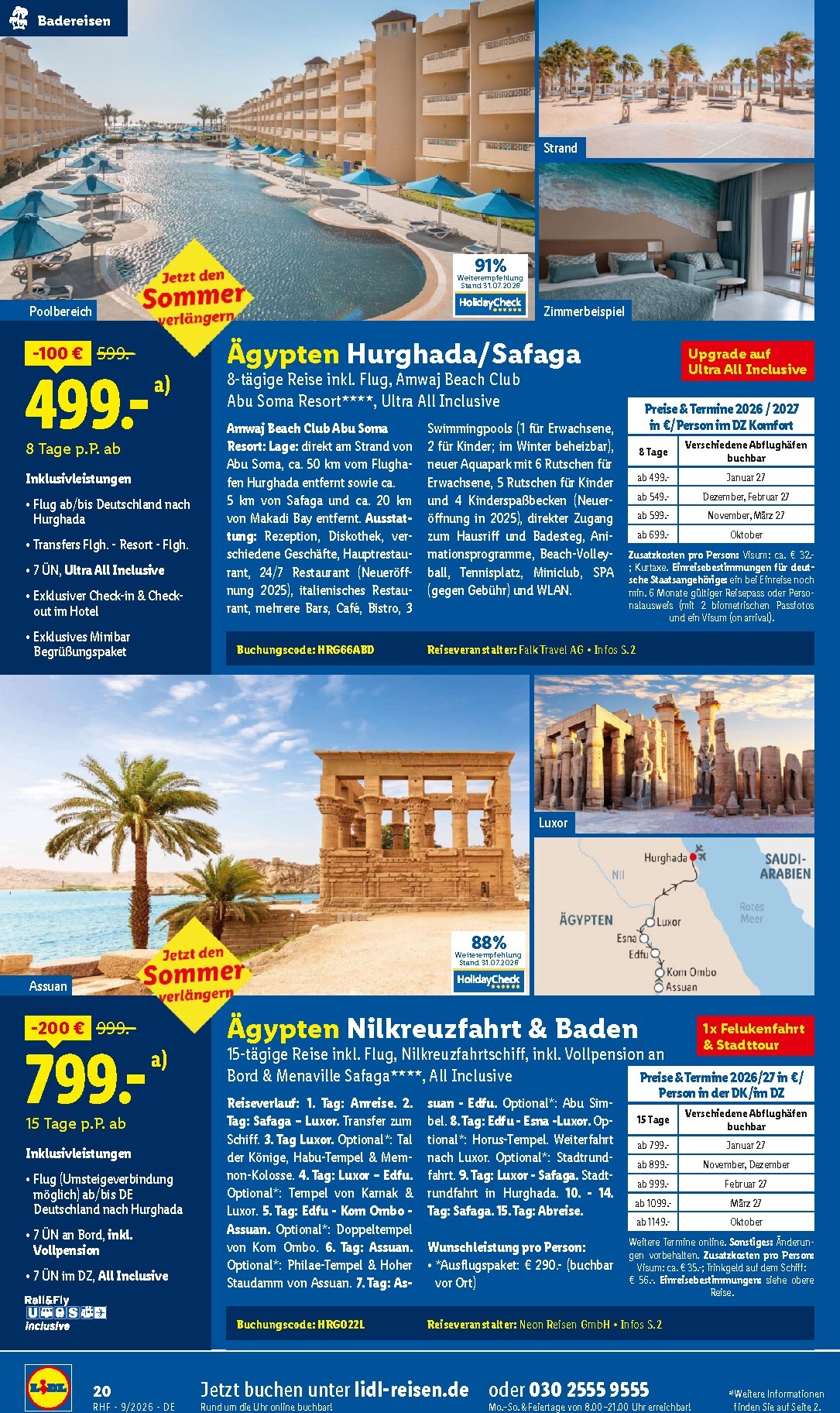 lidl - Lidl - Reise-Highlights Prospekt – von Samstag 29.08.2026 bis Mittwoch 30.09.2026 - page: 20