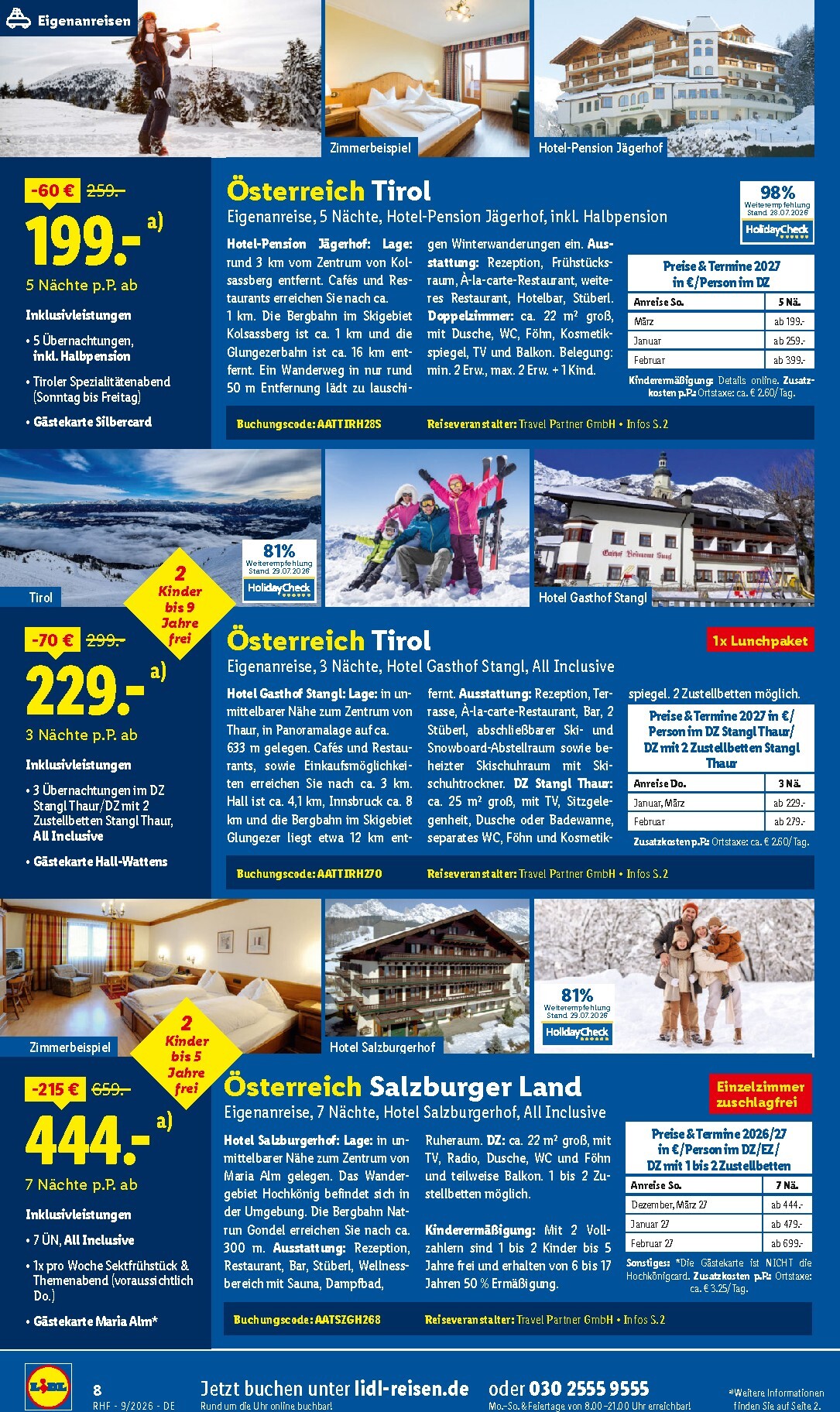 lidl - Lidl - Reise-Highlights Prospekt – von Samstag 29.08.2026 bis Mittwoch 30.09.2026 - page: 8
