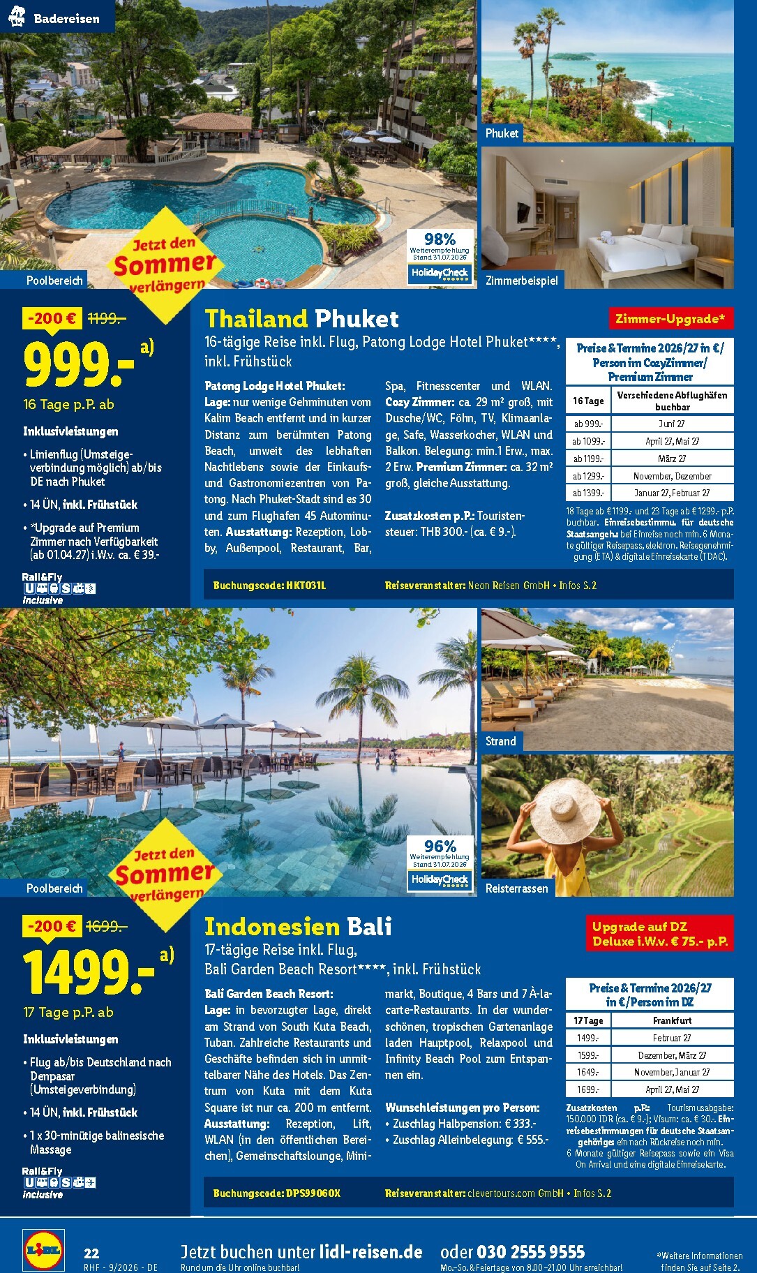 lidl - Lidl - Reise-Highlights Prospekt – von Samstag 29.08.2026 bis Mittwoch 30.09.2026 - page: 22