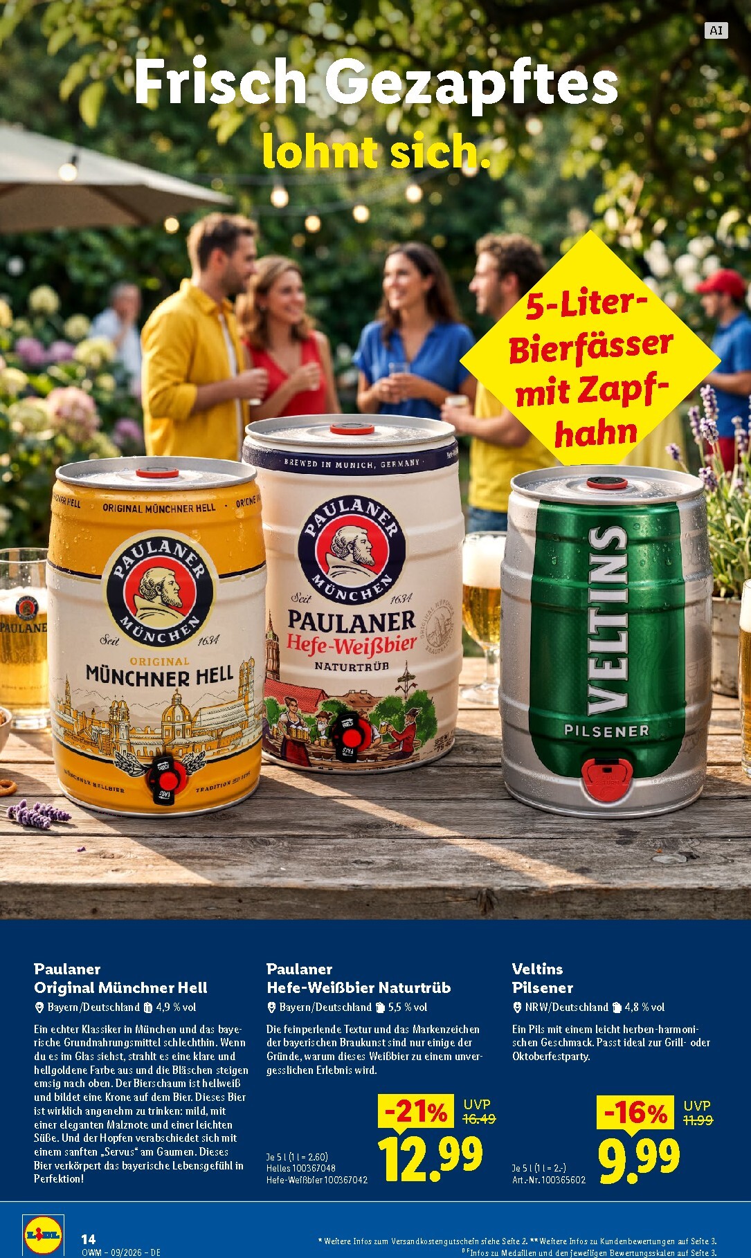 lidl - Lidl - Wein & Spirituosen Prospekt – von Dienstag 01.09.2026 bis Mittwoch 30.09.2026 - page: 14