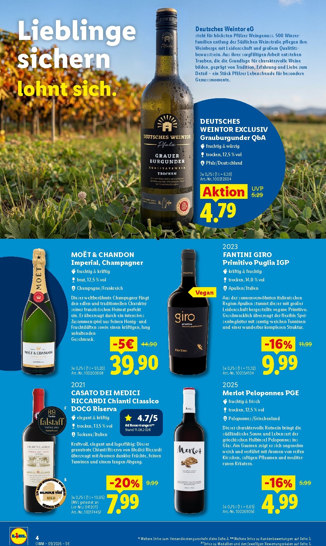 lidl - Lidl - Wein & Spirituosen Prospekt – von Dienstag 01.09.2026 bis Mittwoch 30.09.2026 - page: 4