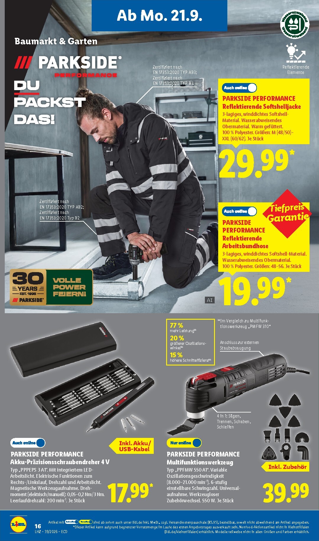 lidl - Lidl - Nonfood Prospekt nächste Woche – von Montag 21.09.2026 bis Samstag 26.09.2026 - page: 10