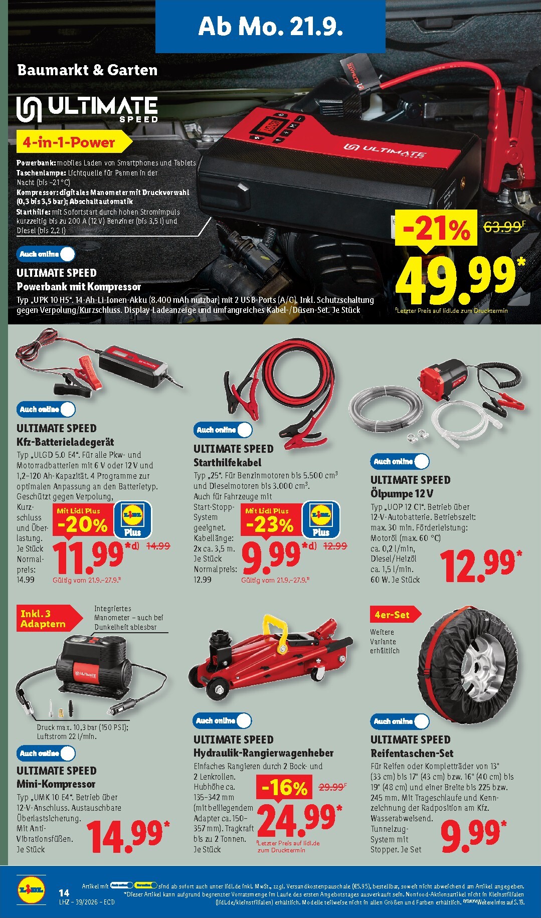lidl - Lidl - Nonfood Prospekt nächste Woche – von Montag 21.09.2026 bis Samstag 26.09.2026 - page: 8