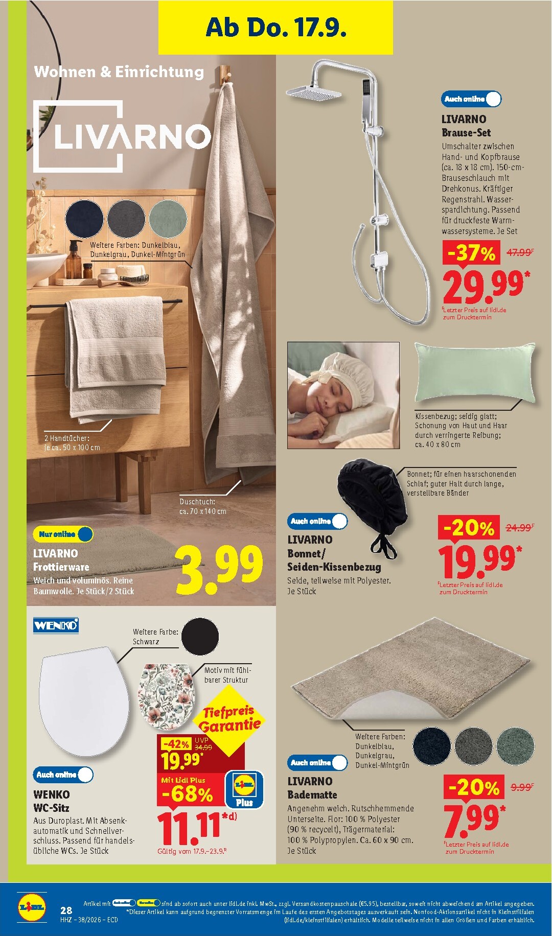 lidl - Lidl Prospekt nächste Woche – von Montag 14.09.2026 bis Samstag 19.09.2026 - page: 48