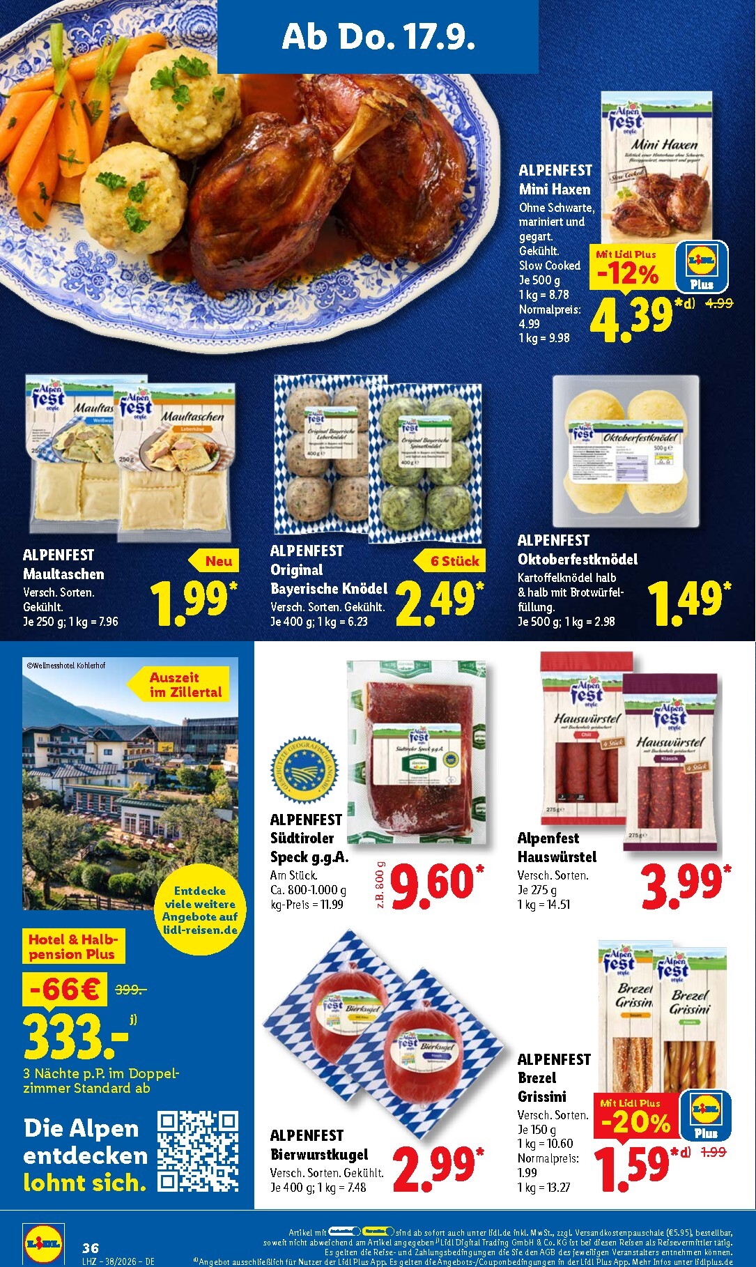 lidl - Lidl Prospekt nächste Woche – von Montag 14.09.2026 bis Samstag 19.09.2026 - page: 60