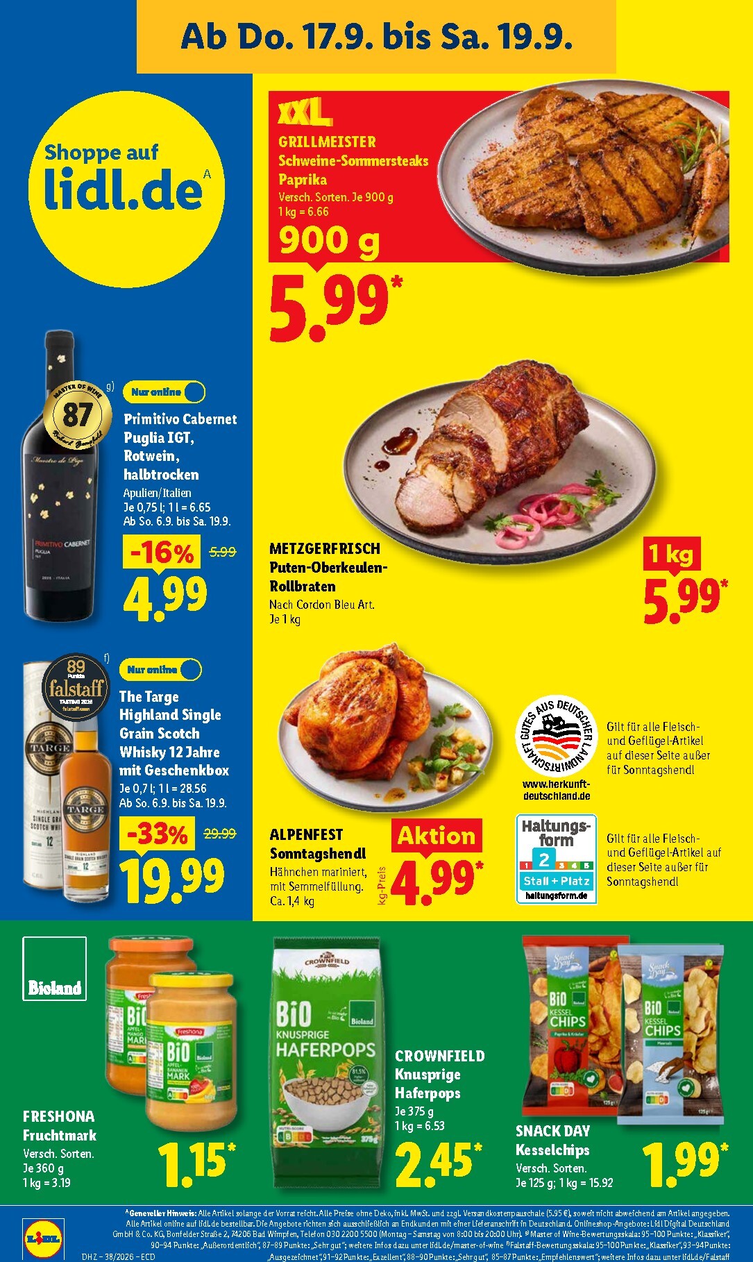 lidl - Lidl Prospekt nächste Woche – von Montag 14.09.2026 bis Samstag 19.09.2026 - page: 56