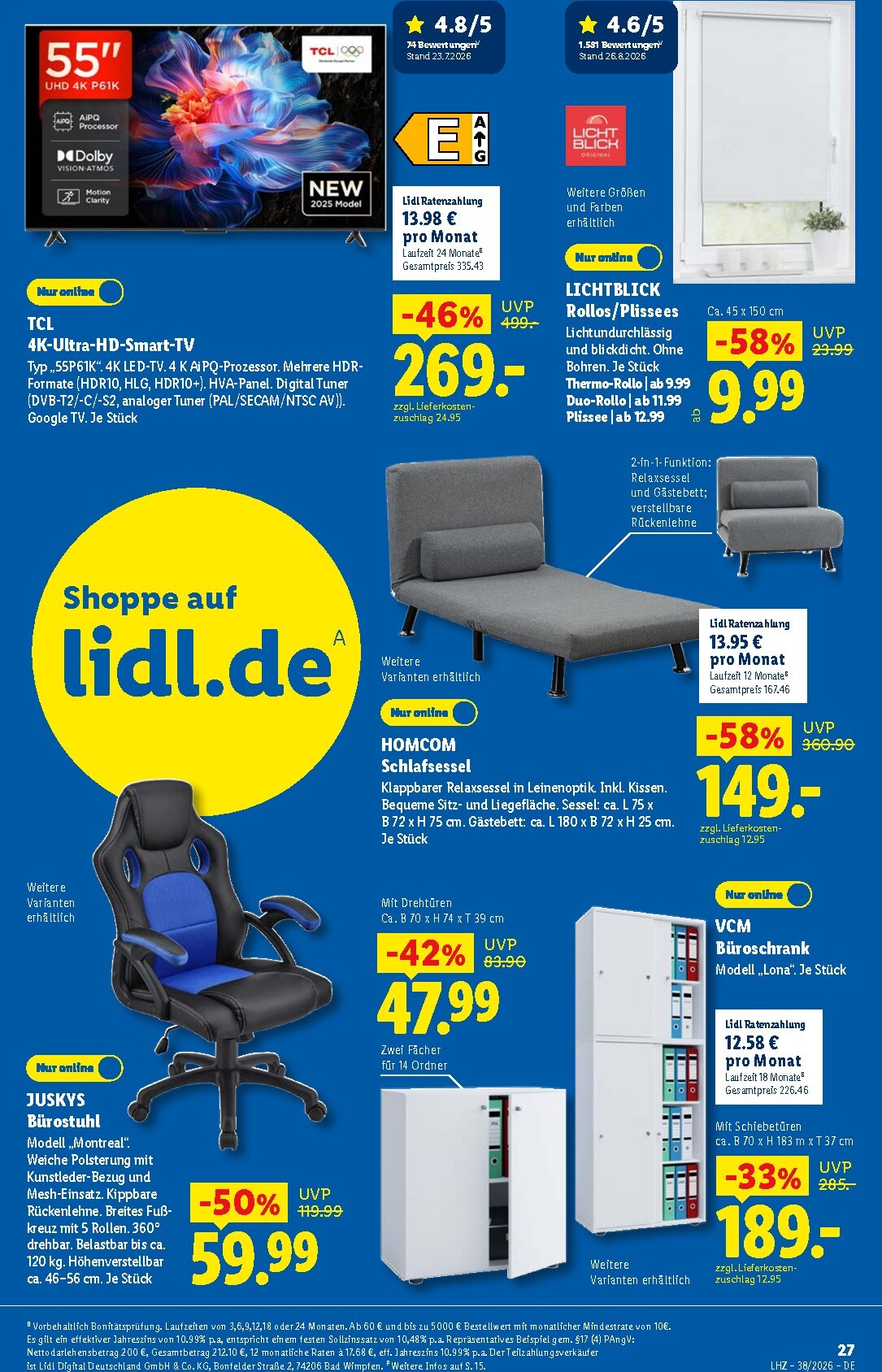 lidl - Lidl Prospekt nächste Woche – von Montag 14.09.2026 bis Samstag 19.09.2026 - page: 47