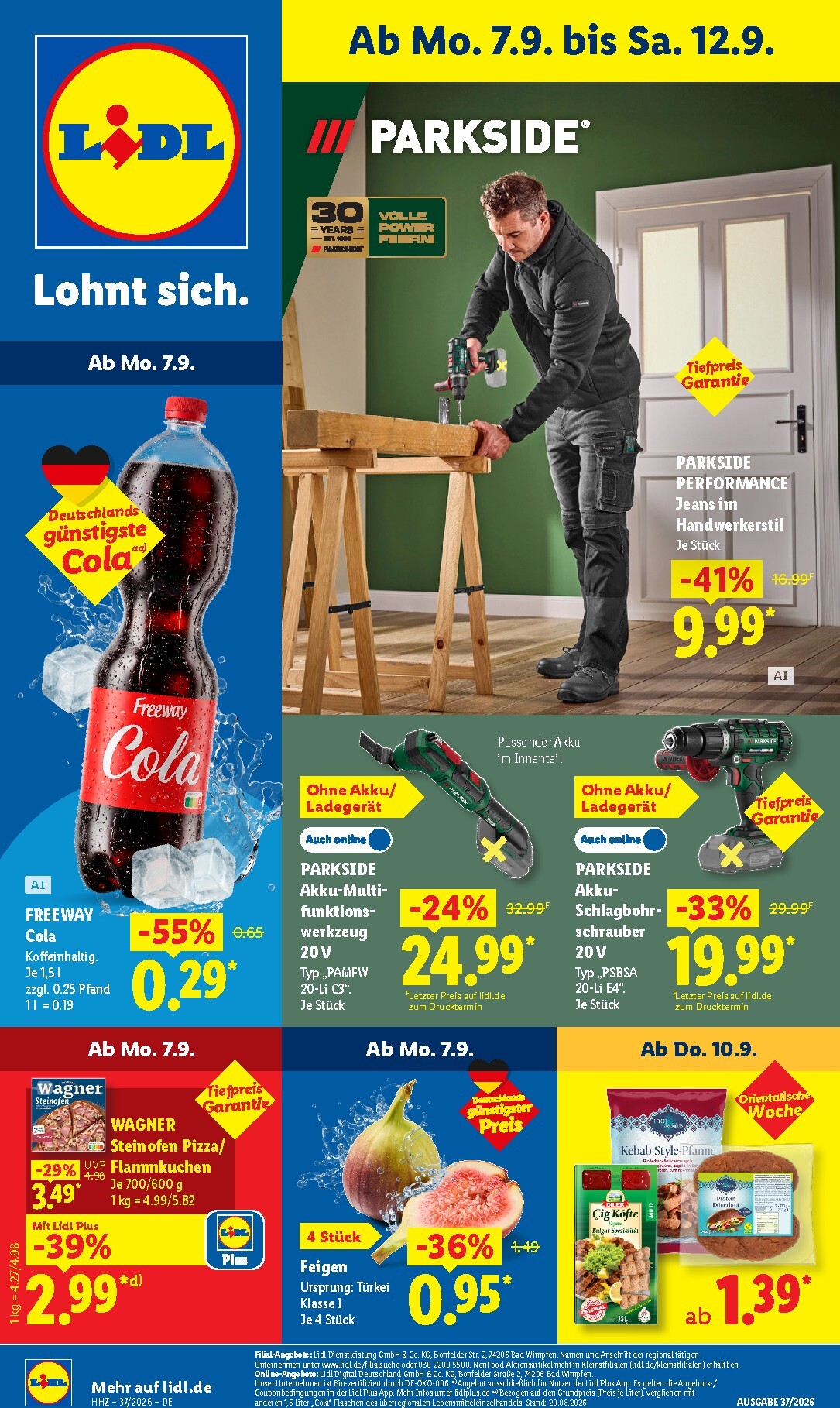 lidl - Lidl Prospekt – von Montag 07.09.2026 bis Samstag 12.09.2026