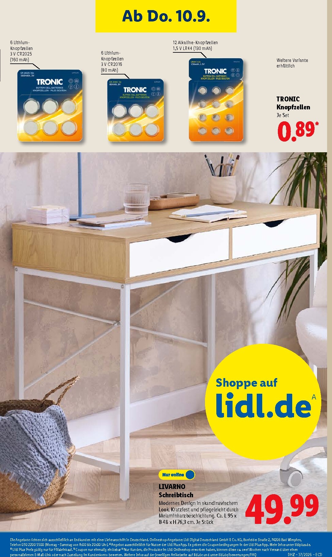 lidl - Lidl Prospekt – von Montag 07.09.2026 bis Samstag 12.09.2026 - page: 51