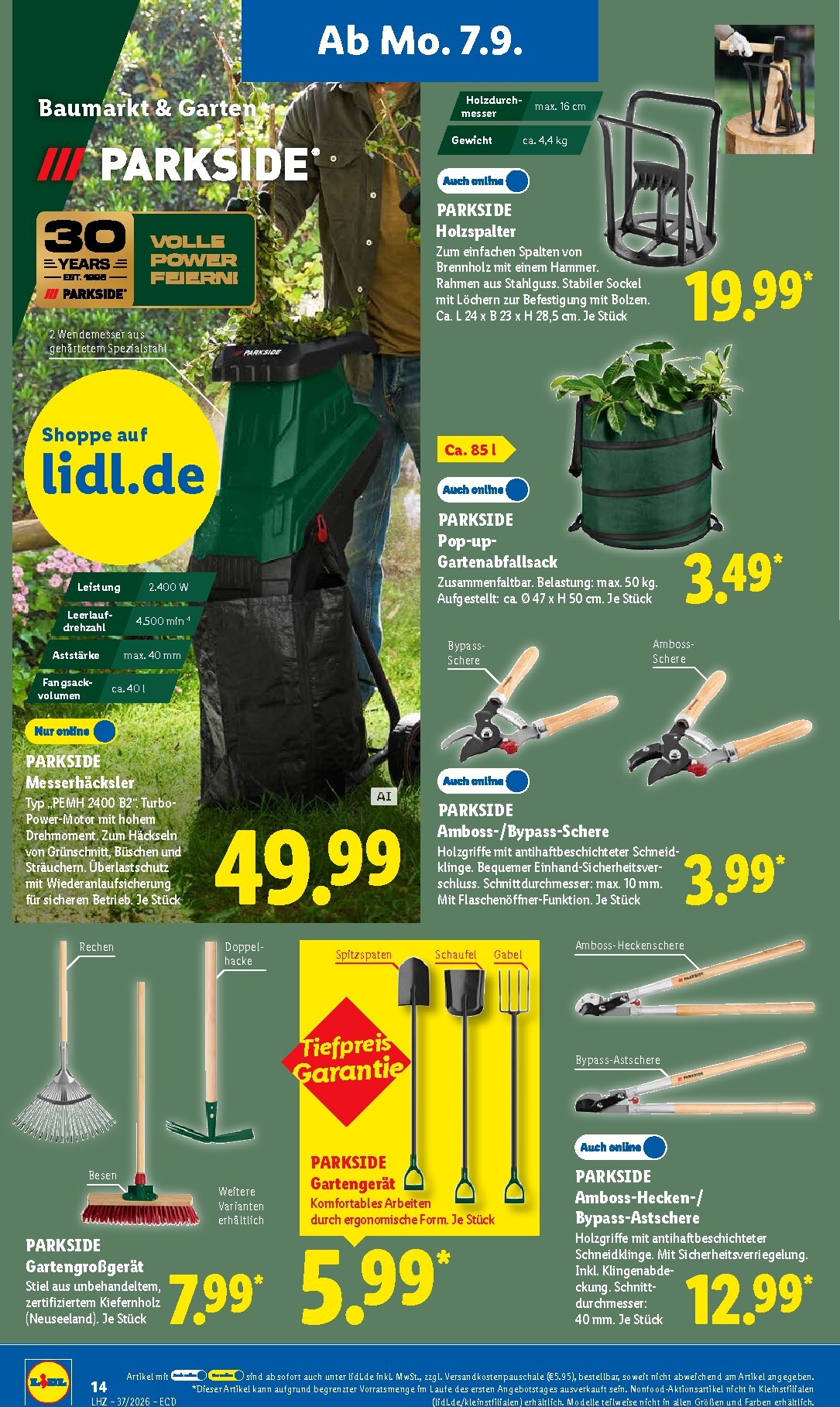 lidl - Lidl Prospekt – von Montag 07.09.2026 bis Samstag 12.09.2026 - page: 32