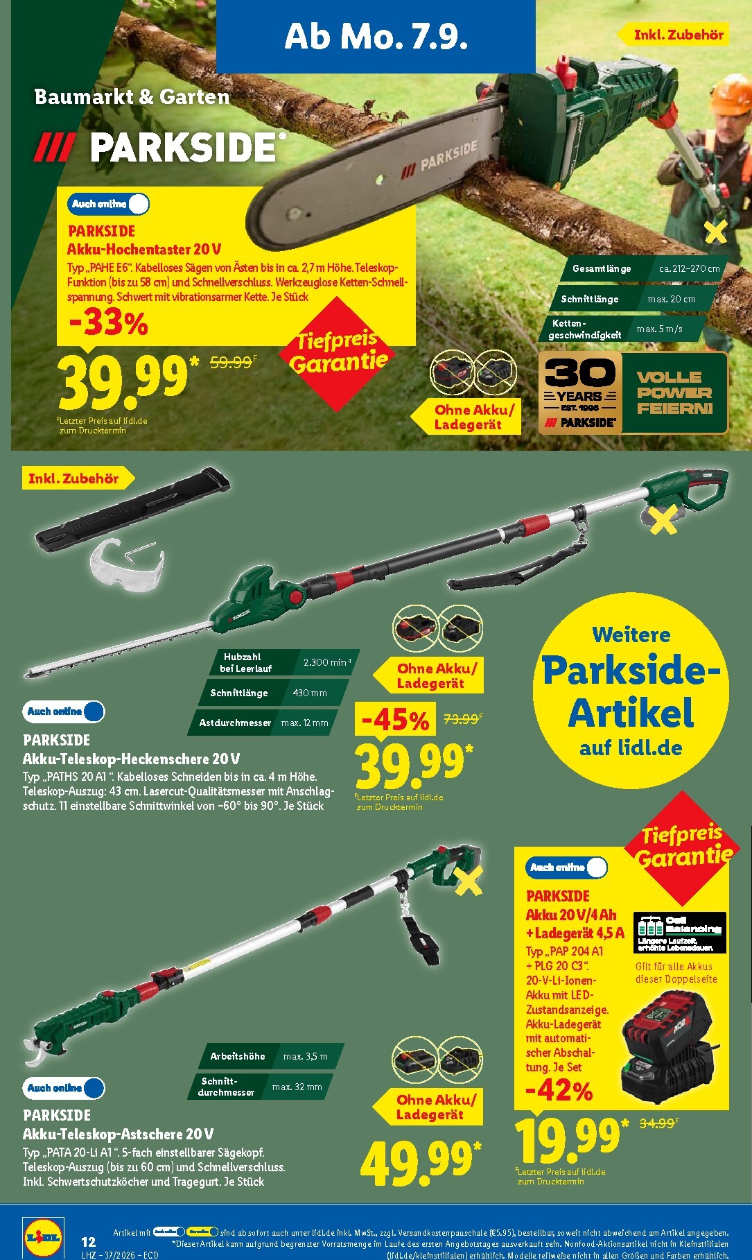 lidl - Lidl Prospekt – von Montag 07.09.2026 bis Samstag 12.09.2026 - page: 30