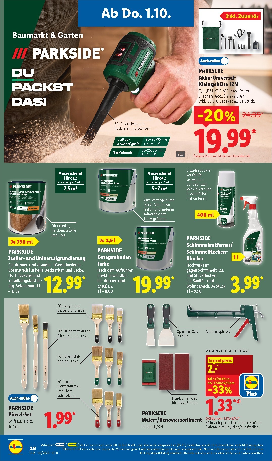 lidl - Lidl - Nonfood Prospekt nächste Woche – von Montag 28.09.2026 bis Freitag 02.10.2026 - page: 18