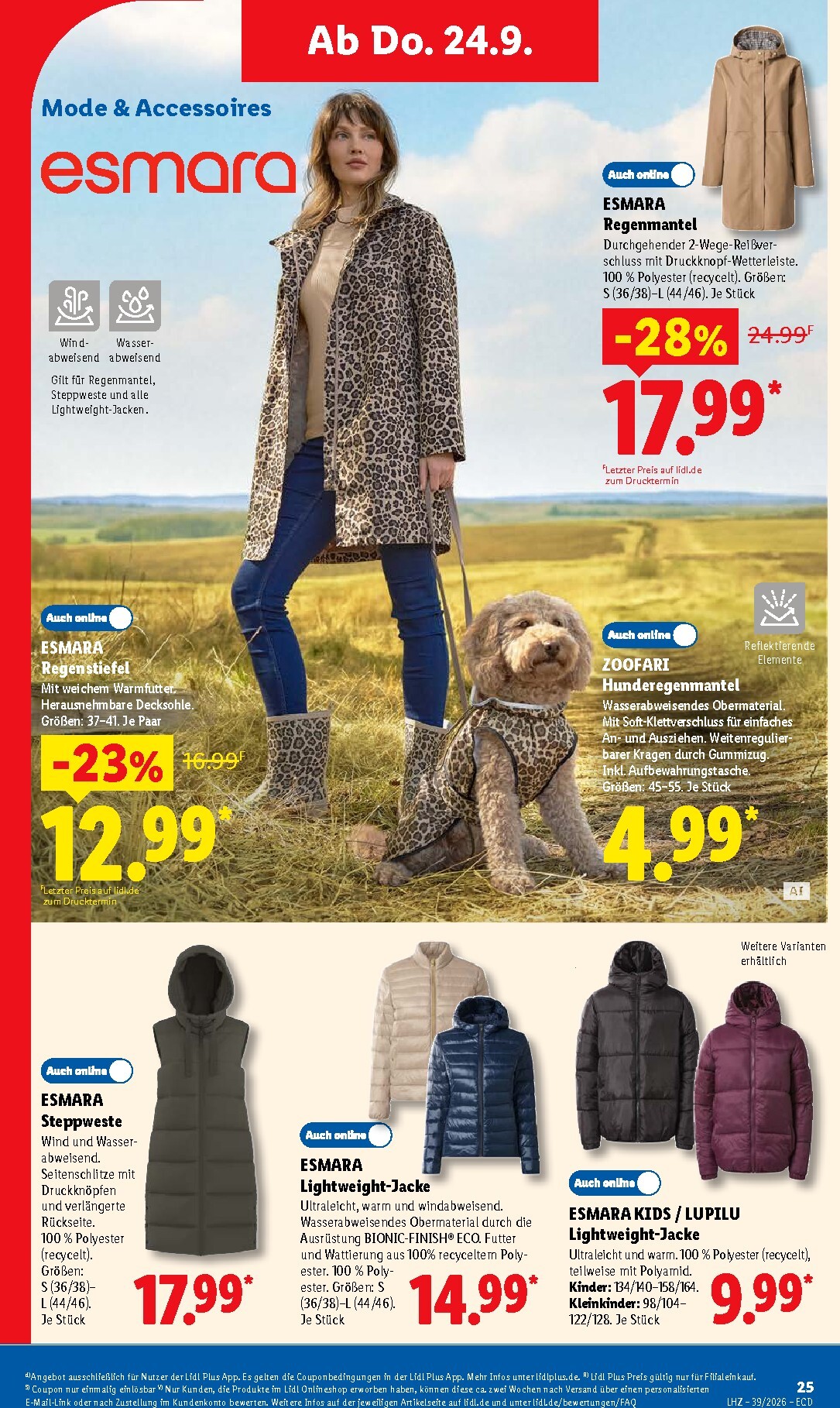lidl - Lidl Prospekt nächste Woche – von Montag 21.09.2026 bis Samstag 26.09.2026 - page: 39