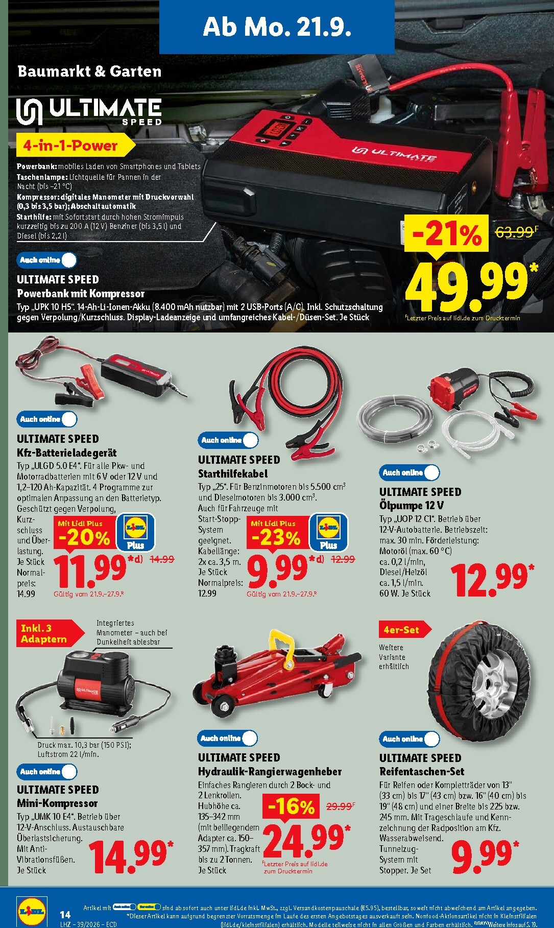 lidl - Lidl Prospekt nächste Woche – von Montag 21.09.2026 bis Samstag 26.09.2026 - page: 26