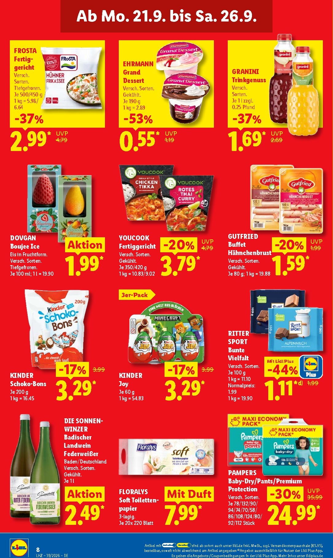 lidl - Lidl Prospekt nächste Woche – von Montag 21.09.2026 bis Samstag 26.09.2026 - page: 14