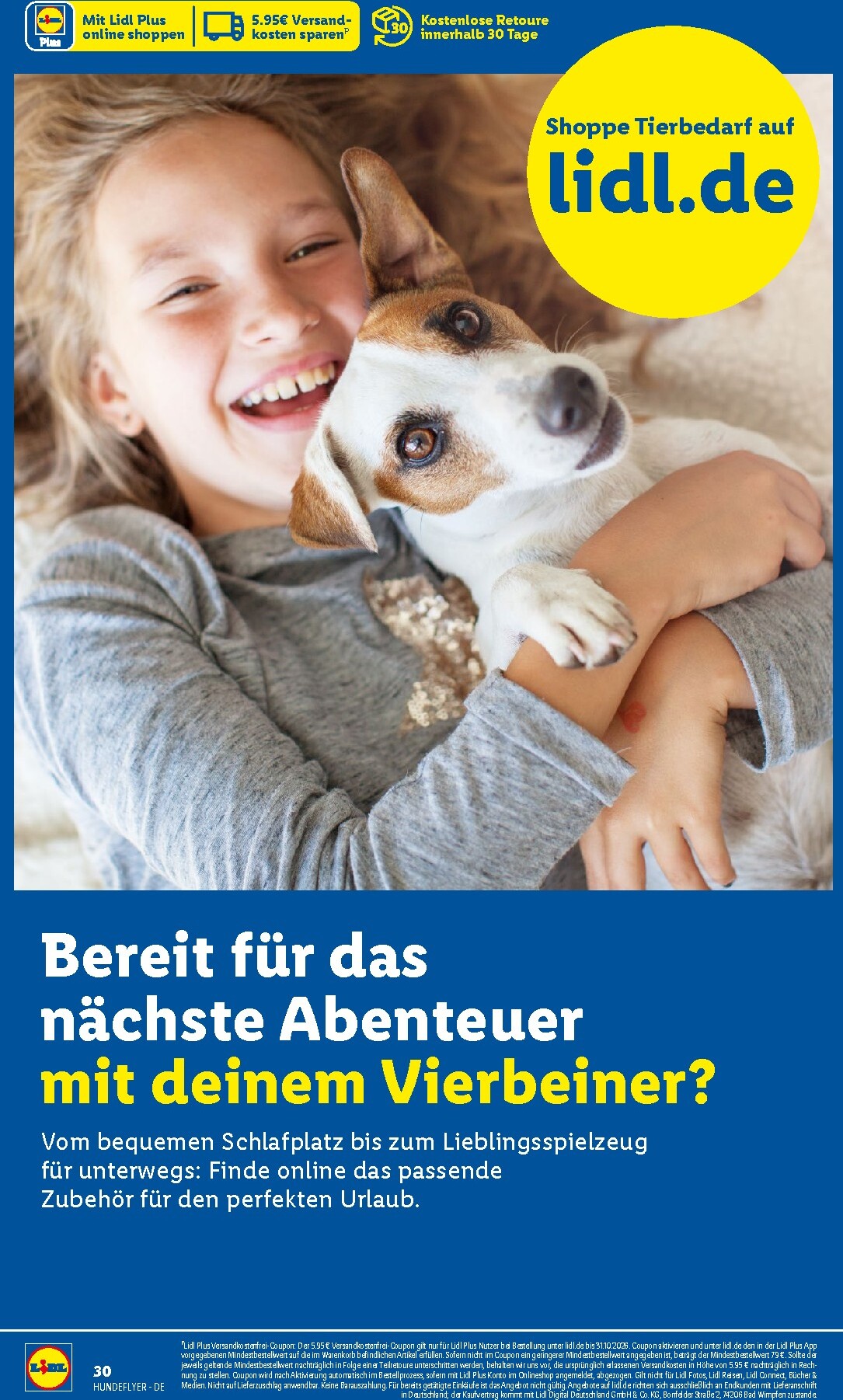 lidl - Lidl - Urlaub mit Hund Prospekt – von Mittwoch 29.07.2026 bis Donnerstag 31.12.2026 - page: 35