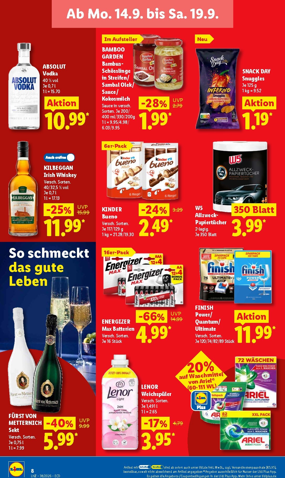 lidl - Lidl Prospekt – von Montag 14.09.2026 bis Samstag 19.09.2026 - page: 16