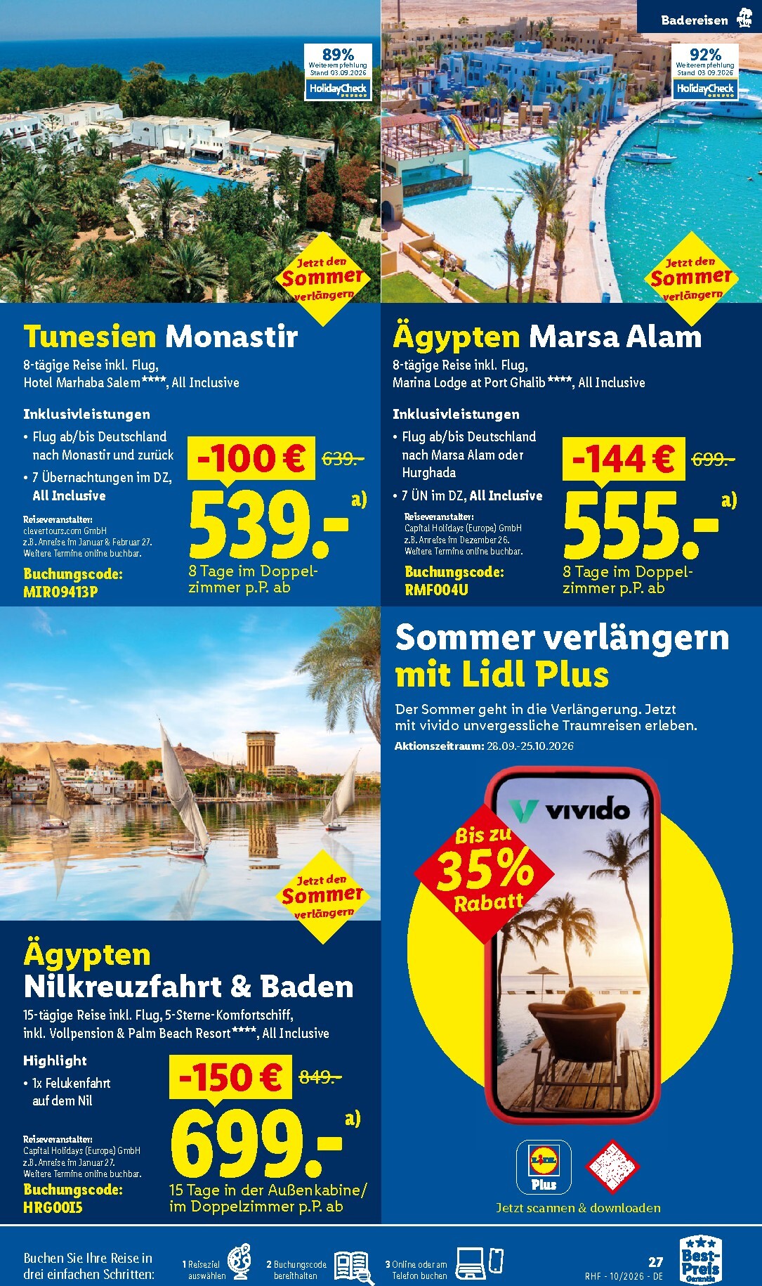 lidl - Lidl - Reise-Highlights Prospekt – von Mittwoch 30.09.2026 bis Samstag 31.10.2026 - page: 27