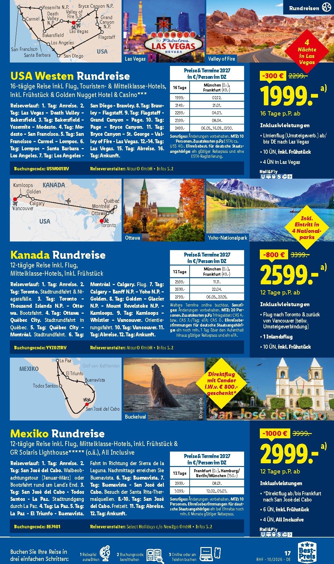 lidl - Lidl - Reise-Highlights Prospekt – von Mittwoch 30.09.2026 bis Samstag 31.10.2026 - page: 17