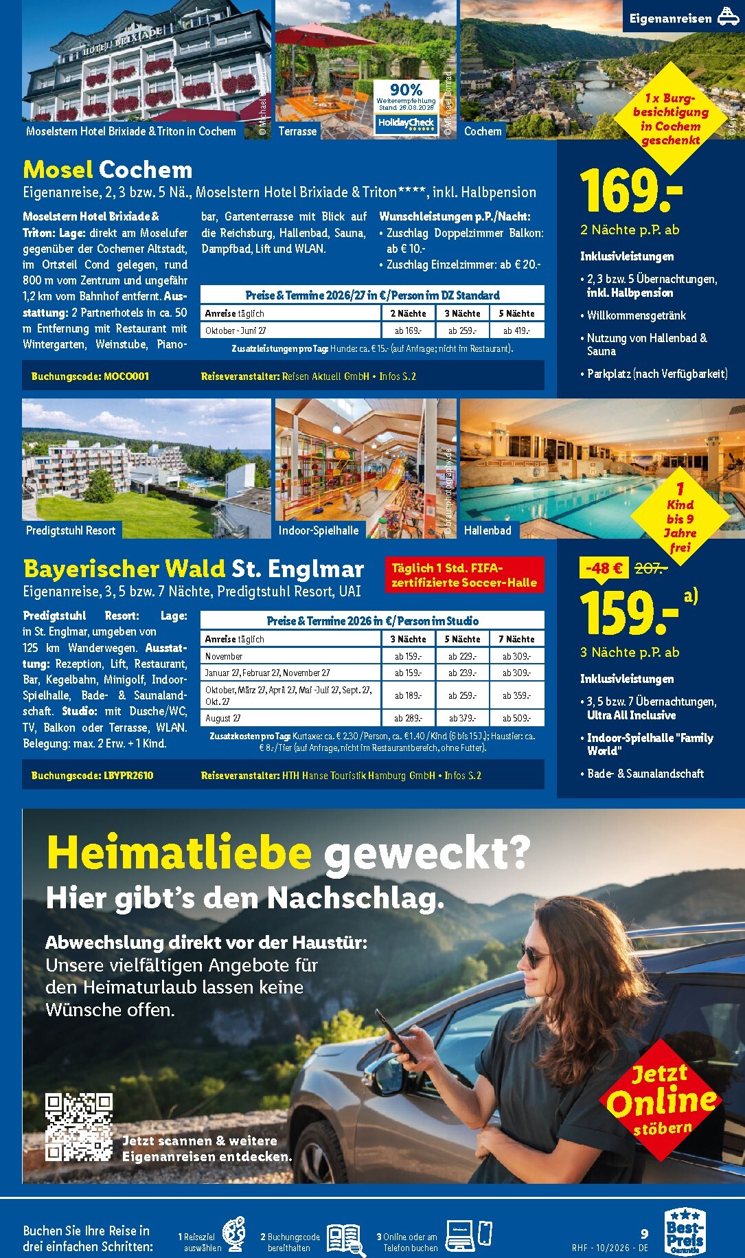 lidl - Lidl - Reise-Highlights Prospekt – von Mittwoch 30.09.2026 bis Samstag 31.10.2026 - page: 9