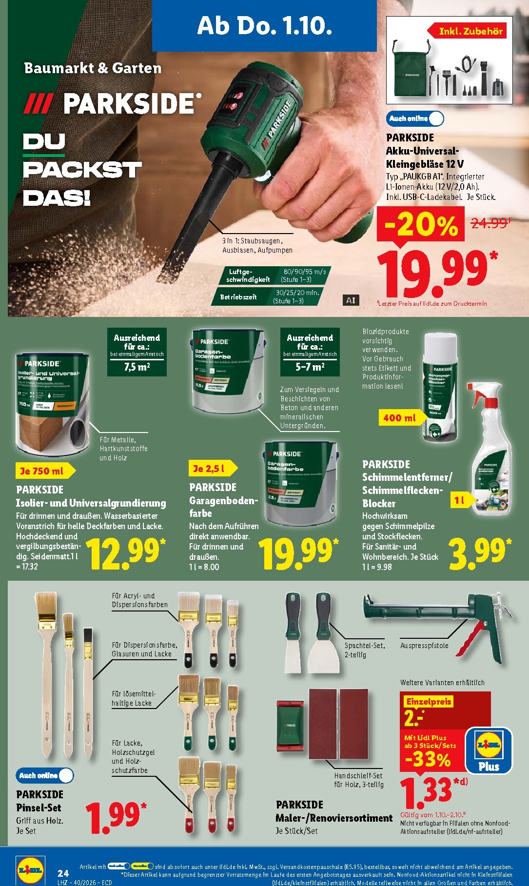 lidl - Lidl Prospekt – von Montag 28.09.2026 bis Freitag 02.10.2026 - page: 44