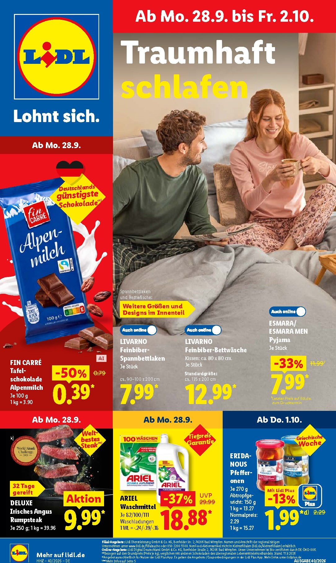 lidl - Lidl Prospekt – von Montag 28.09.2026 bis Freitag 02.10.2026 - page: 7