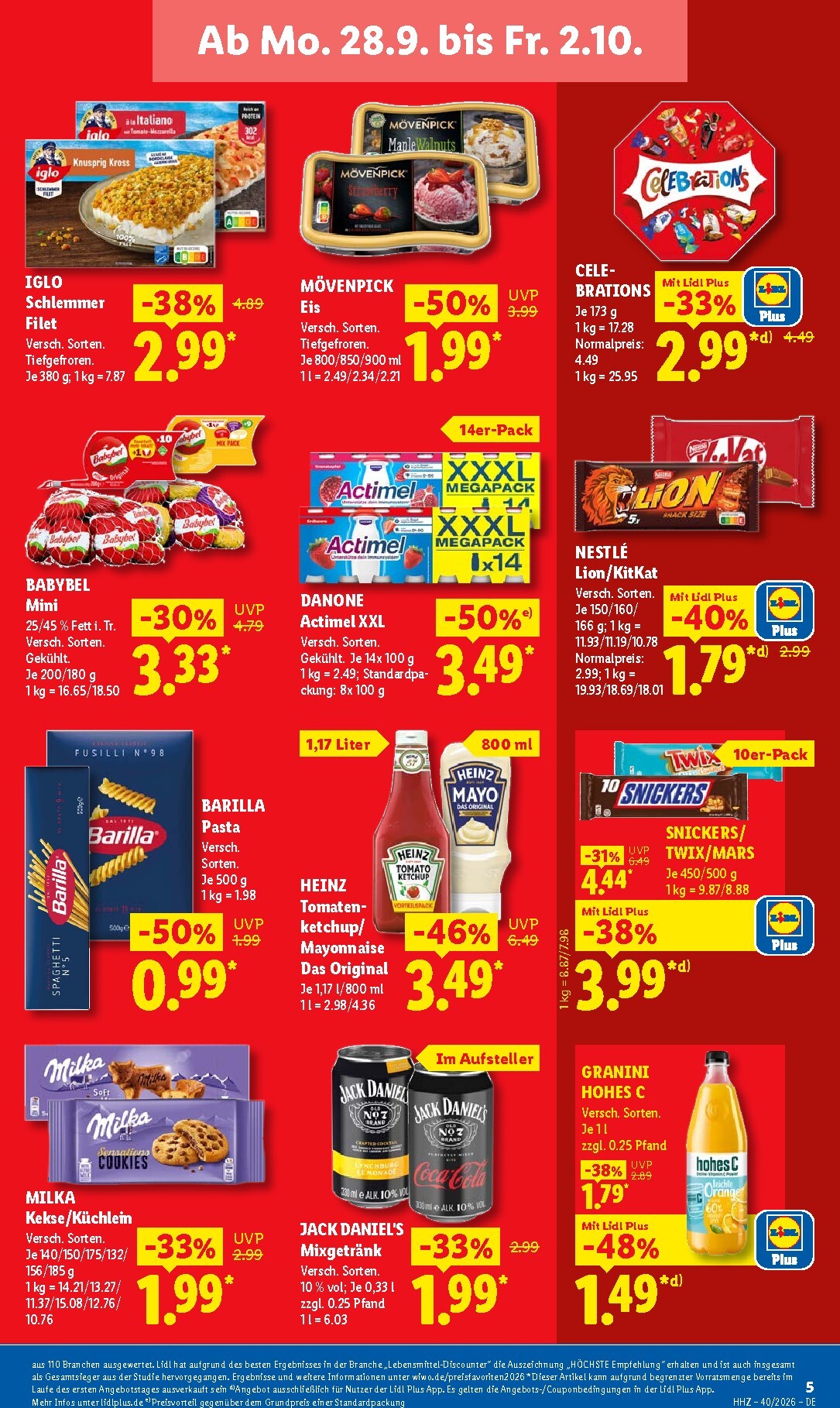 lidl - Lidl Prospekt – von Montag 28.09.2026 bis Freitag 02.10.2026 - page: 15